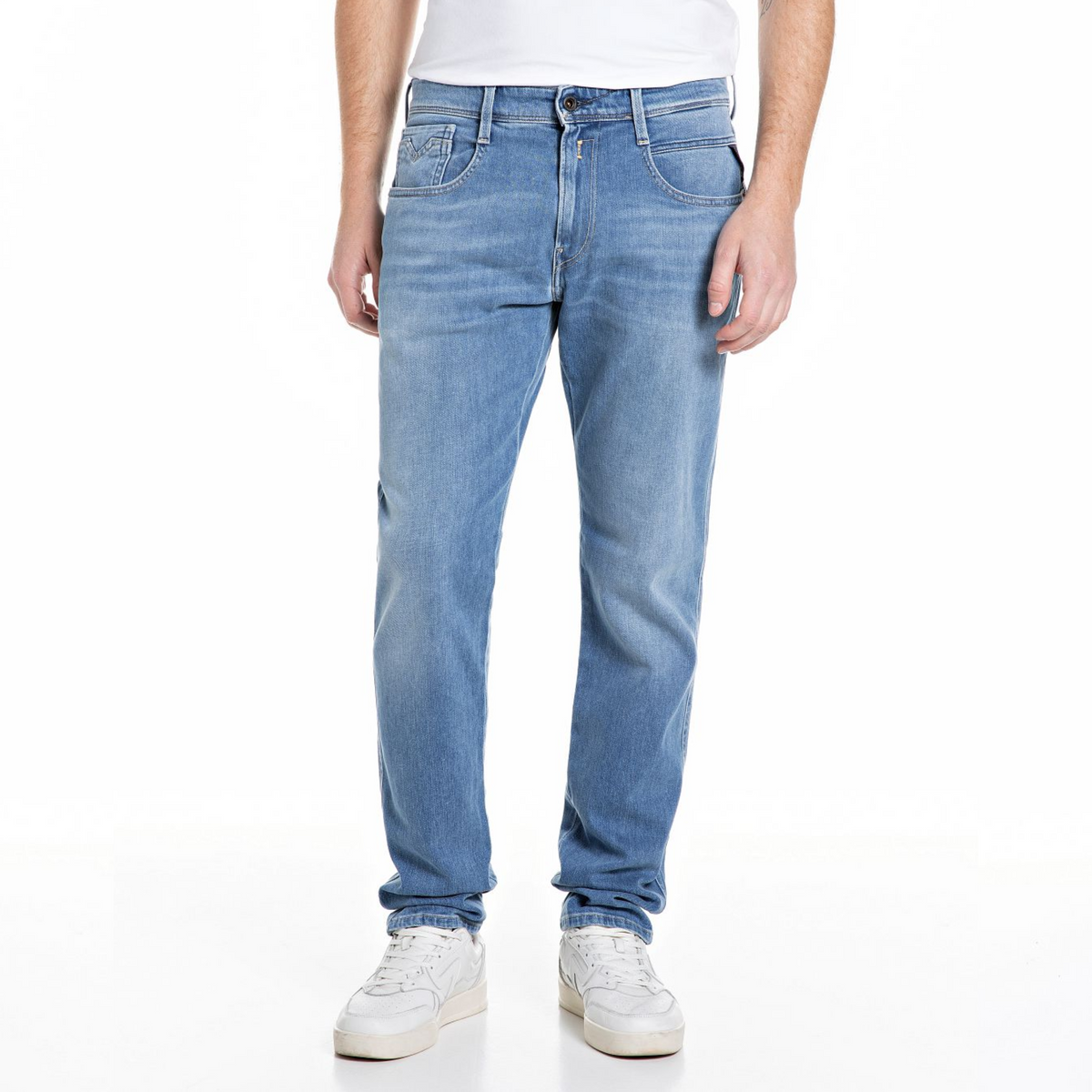 Replay Anbass Slim Fit Jeans - Denim Blue