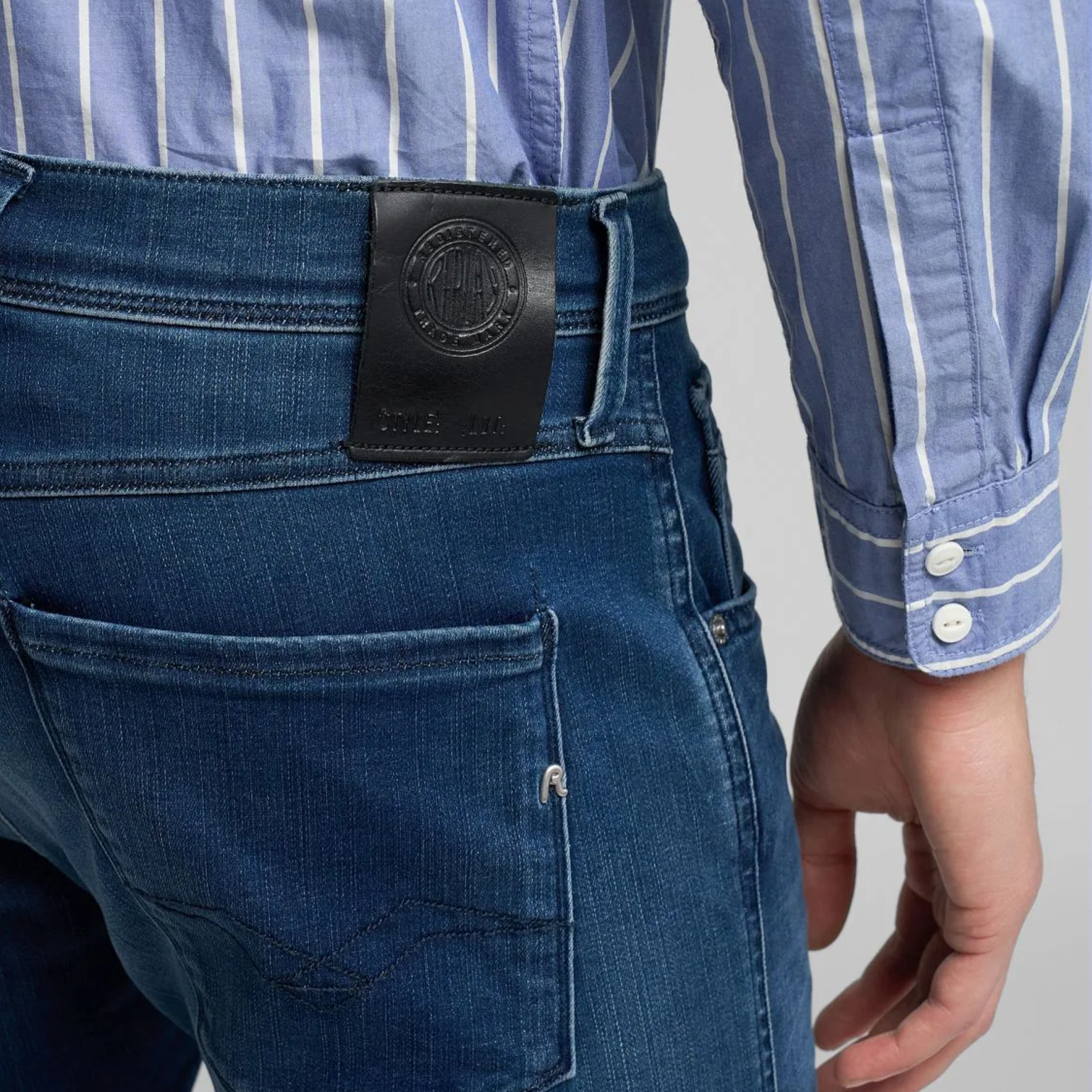 Replay Anbass Slim Fit Jeans - Dark Blue