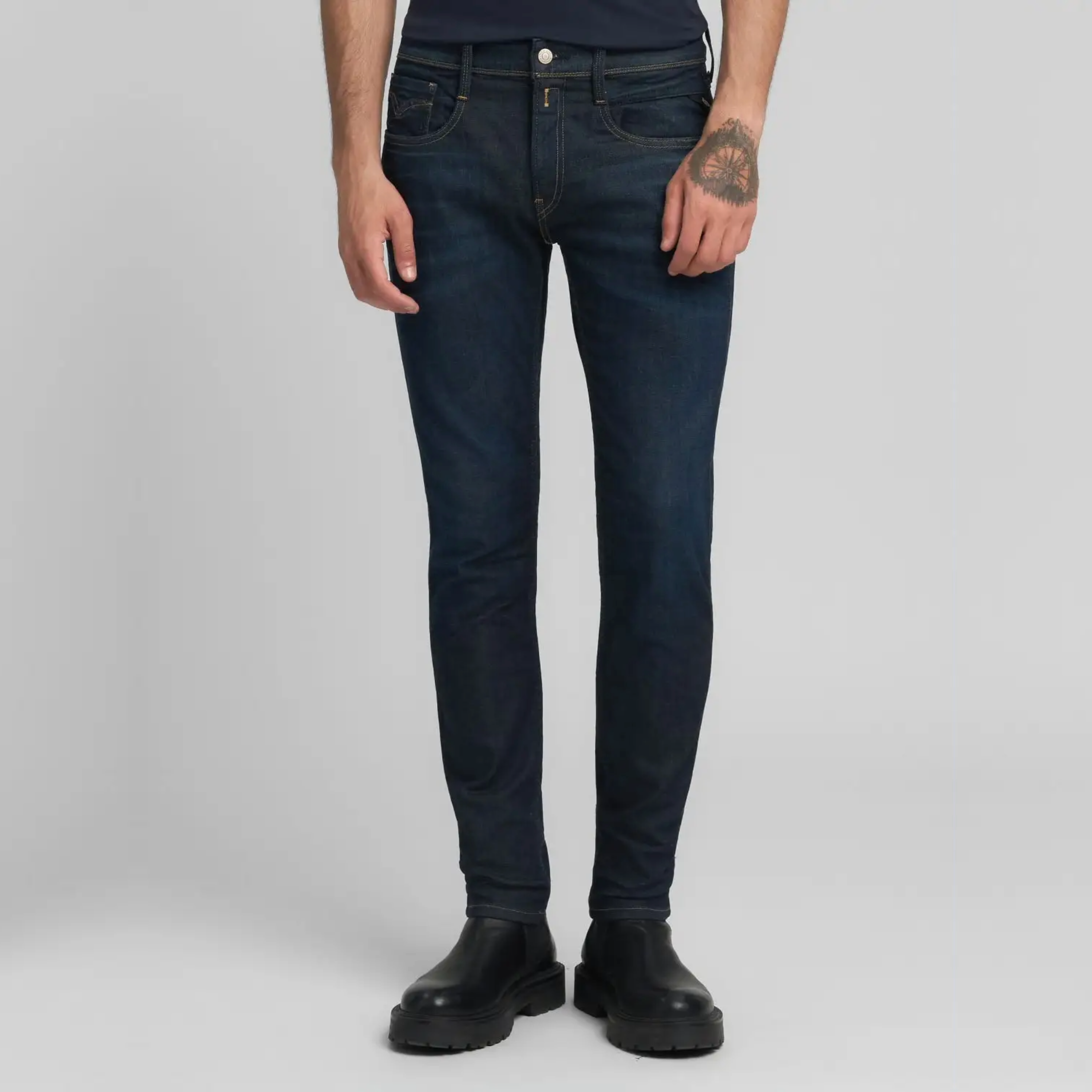 Replay Anbass Slim Fit Jeans - Denim Blue