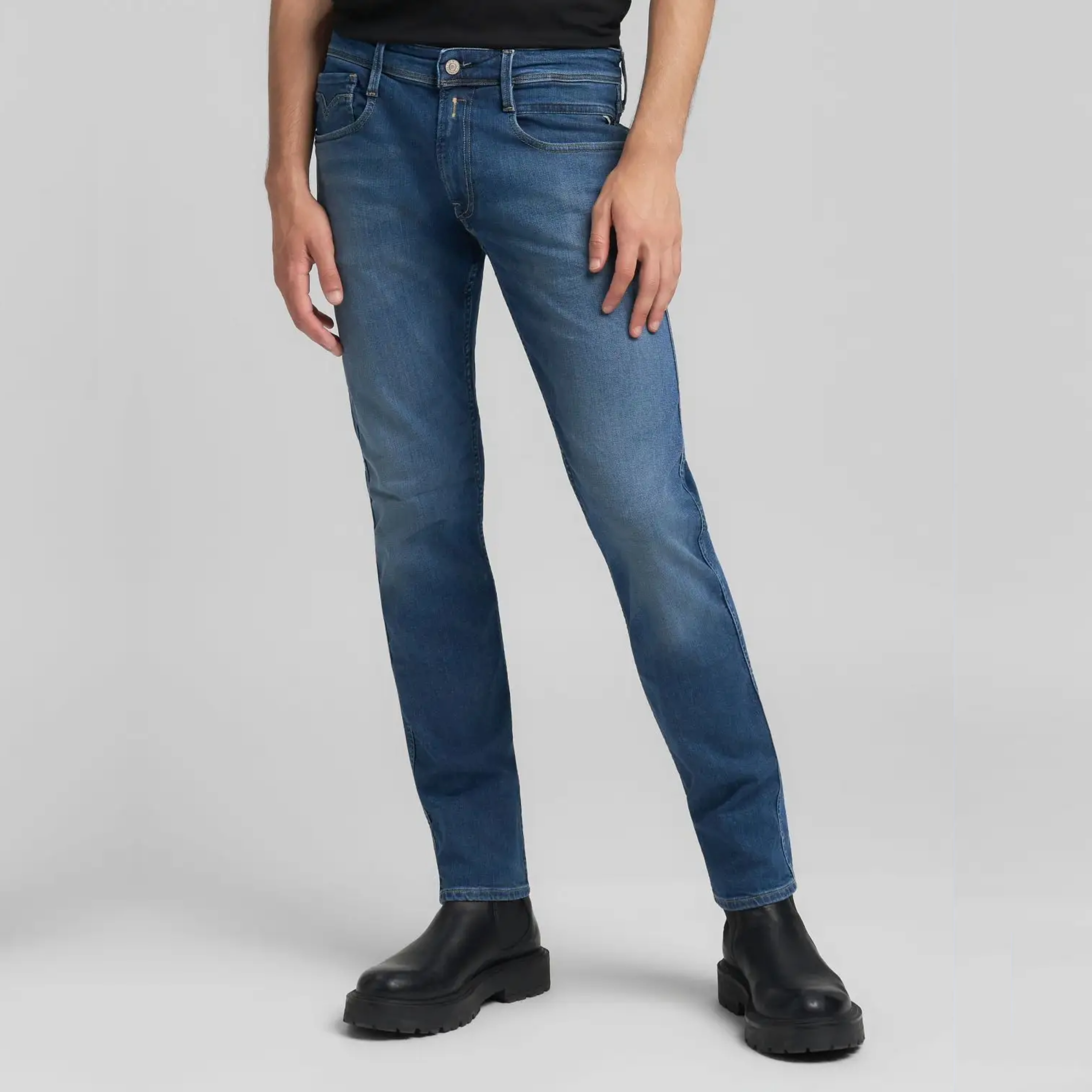 Replay Anbass Slim Fit Jeans - Denim Blue
