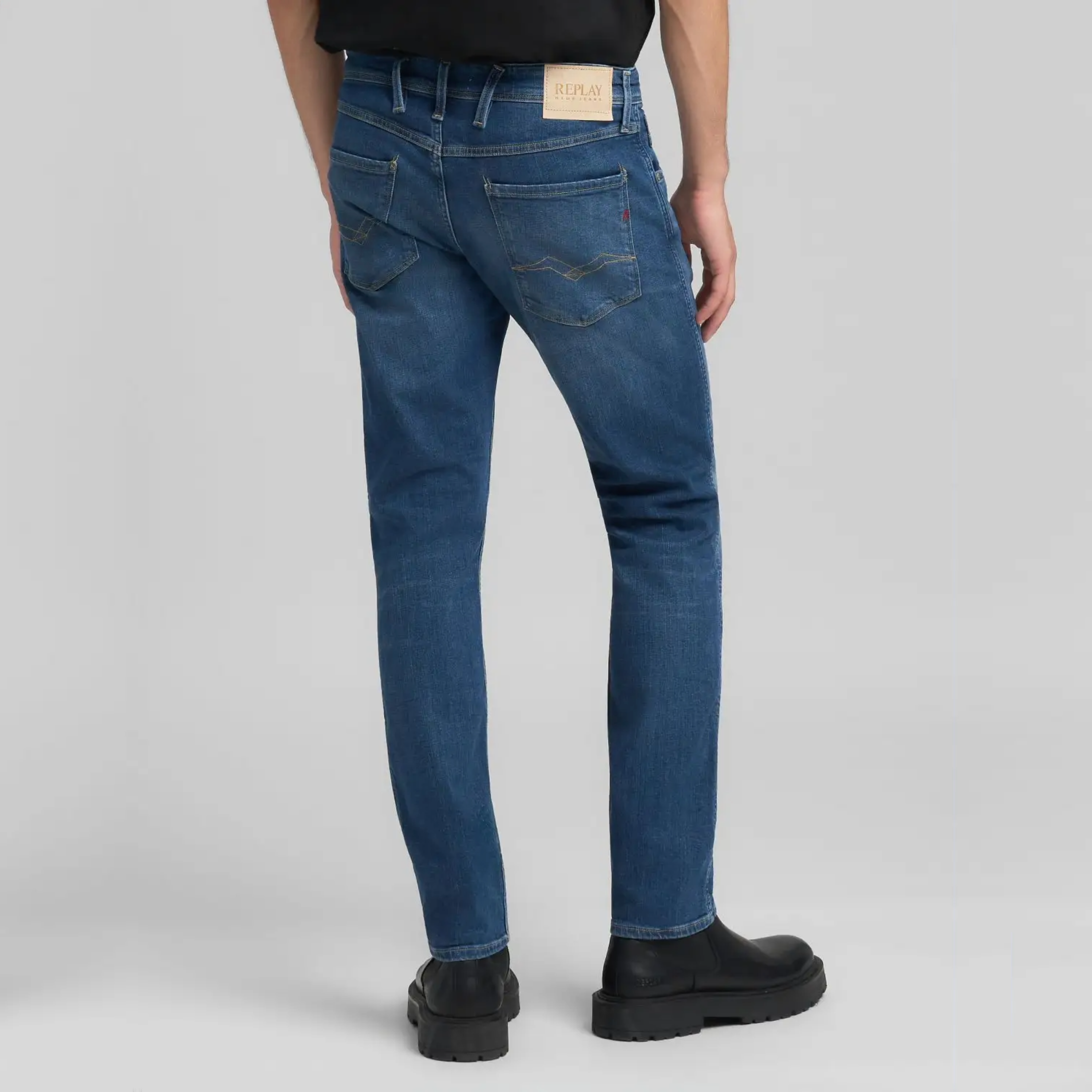 Replay Anbass Slim Fit Jeans - Denim Blue