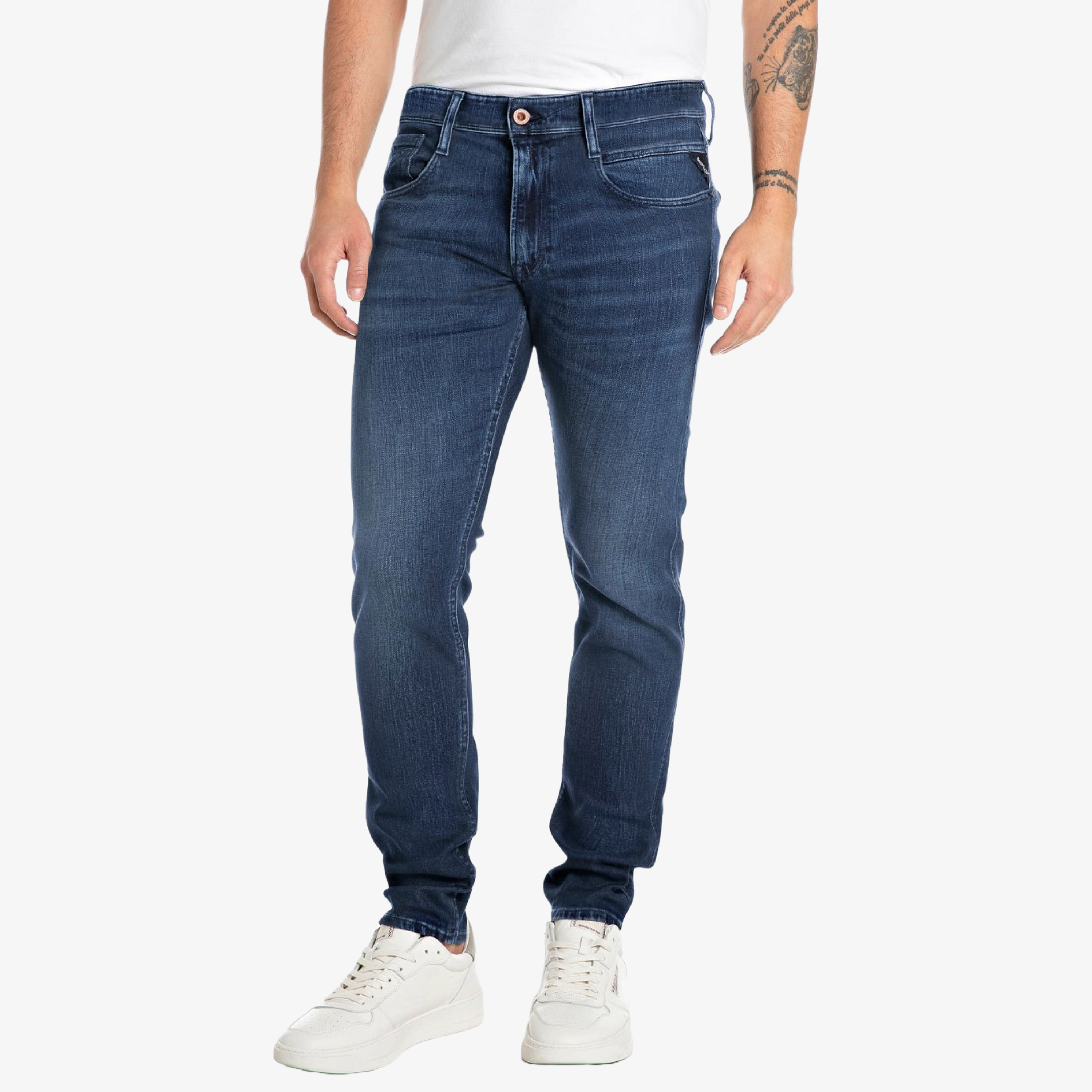 Replay Anbass Slim Fit Jeans - Dark Blue