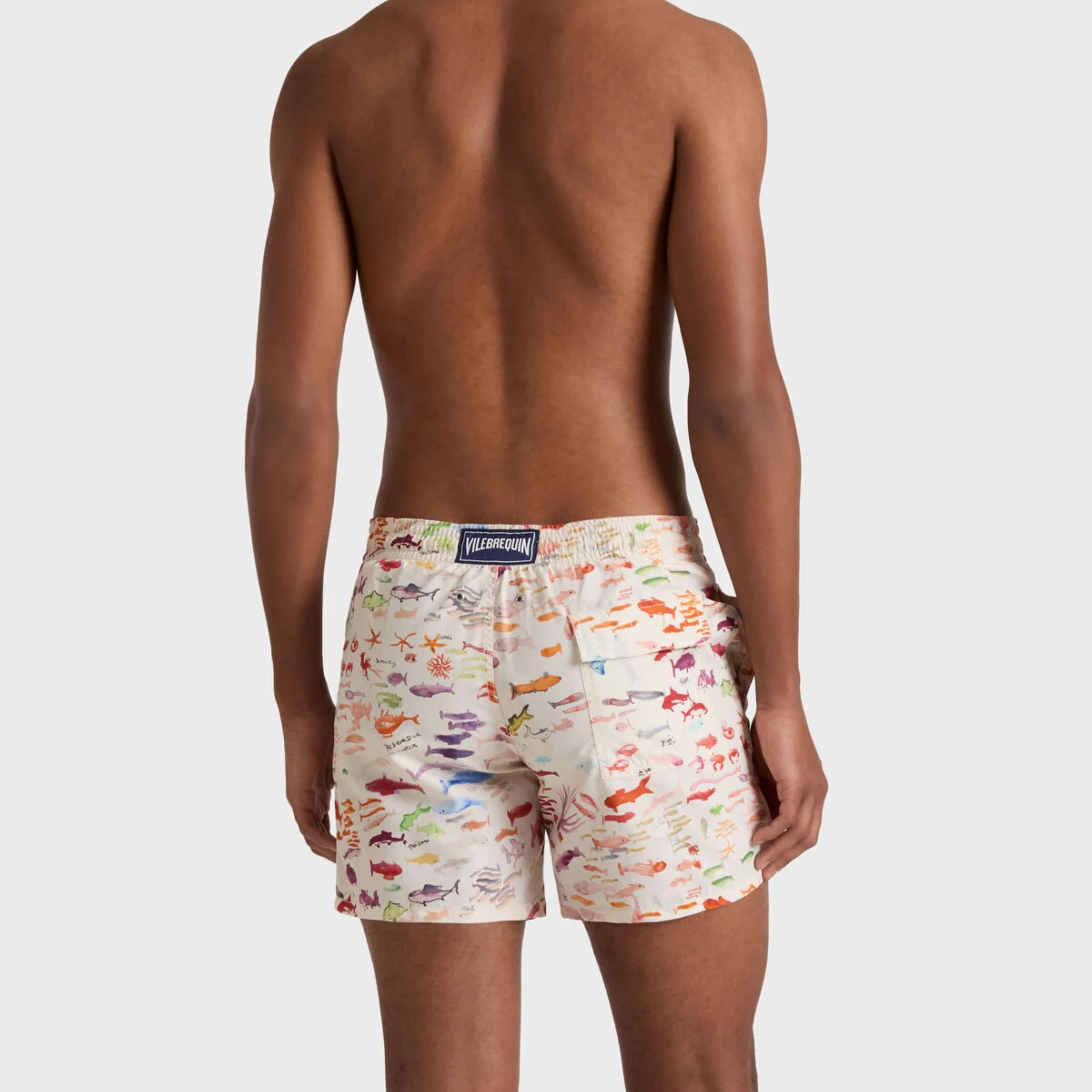 Vilebrequin Moorea Pescador Swim Shorts - Papier
