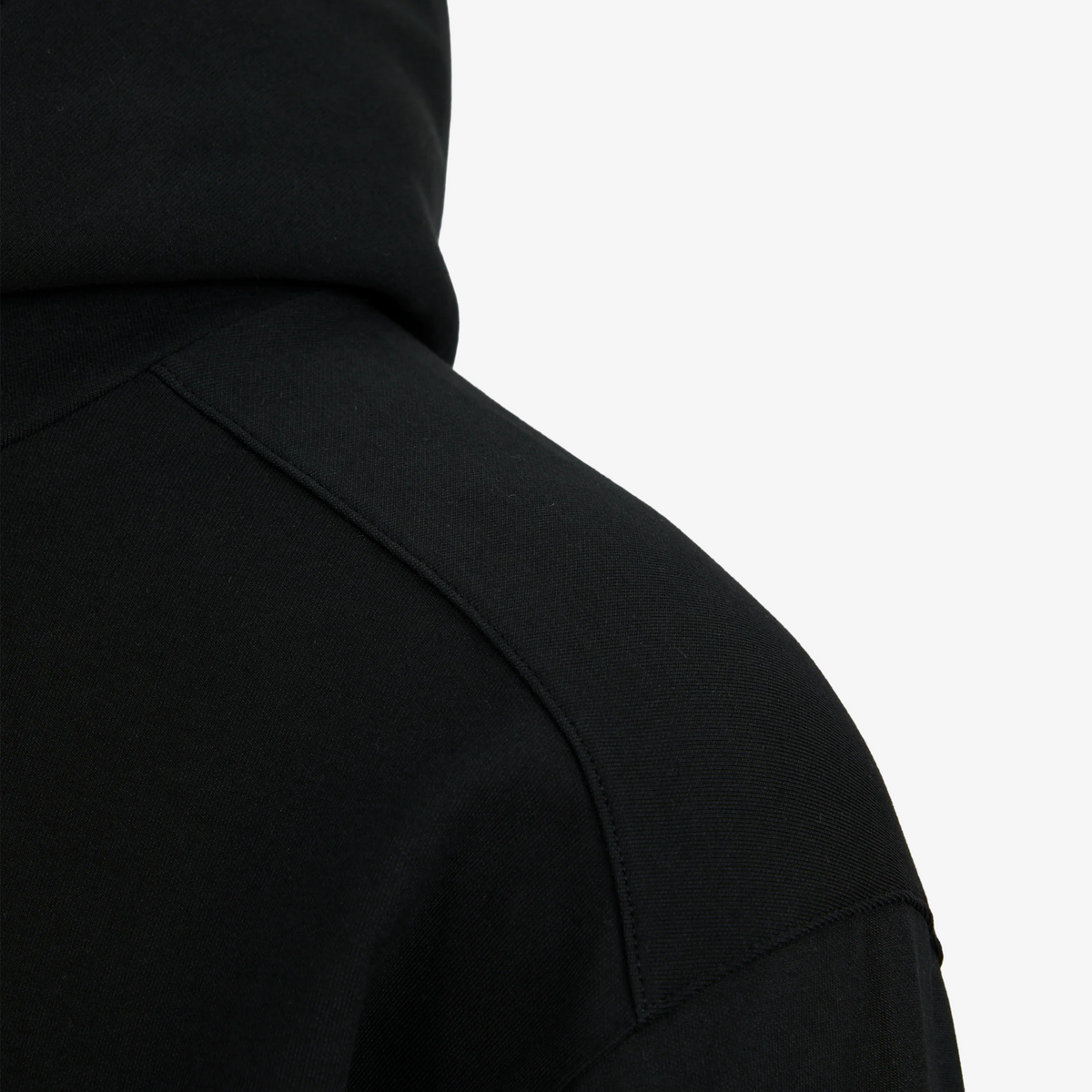 Sandbanks Zip Pocket Interlock Hoodie - Black