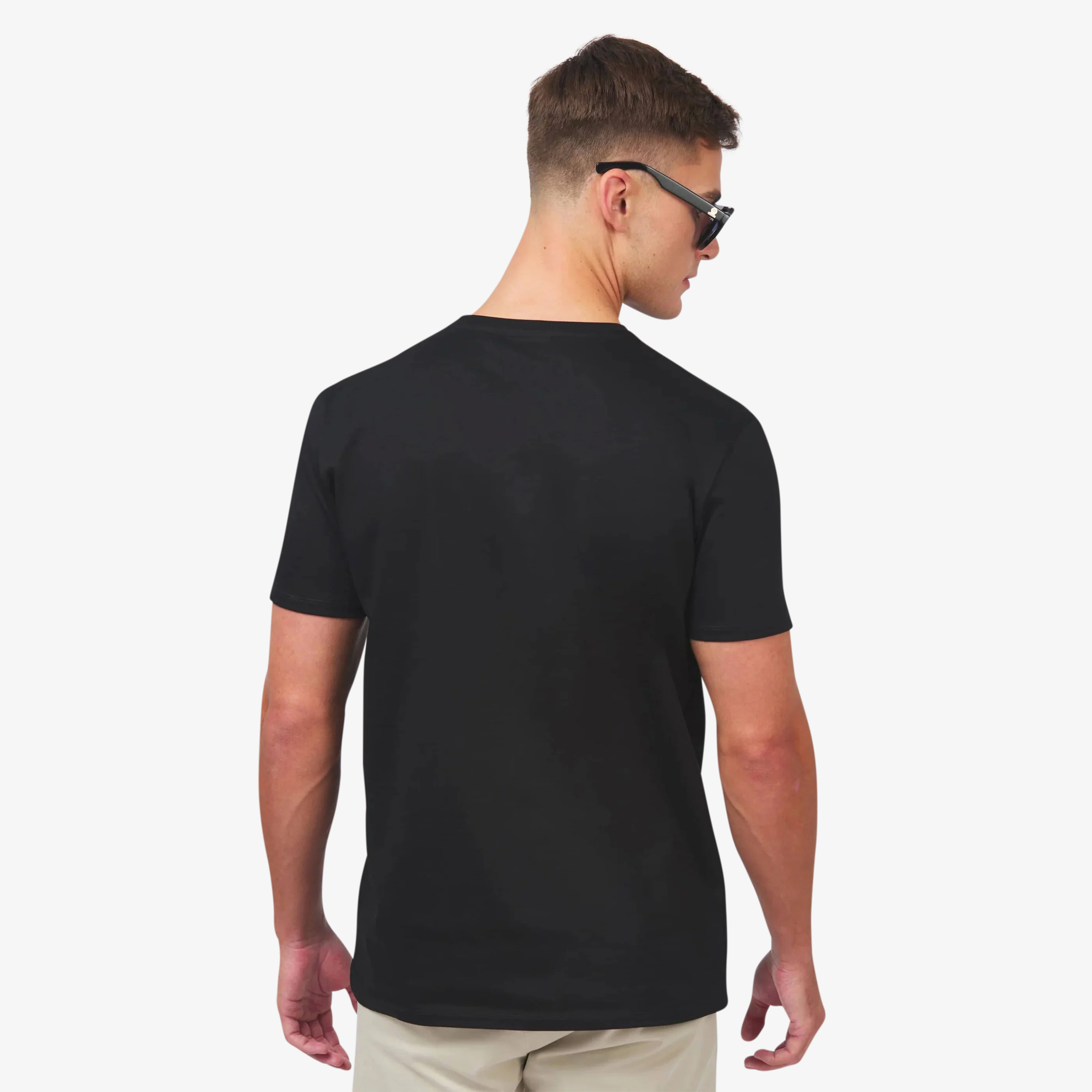 Sandbanks Badge Logo T Shirt - Black