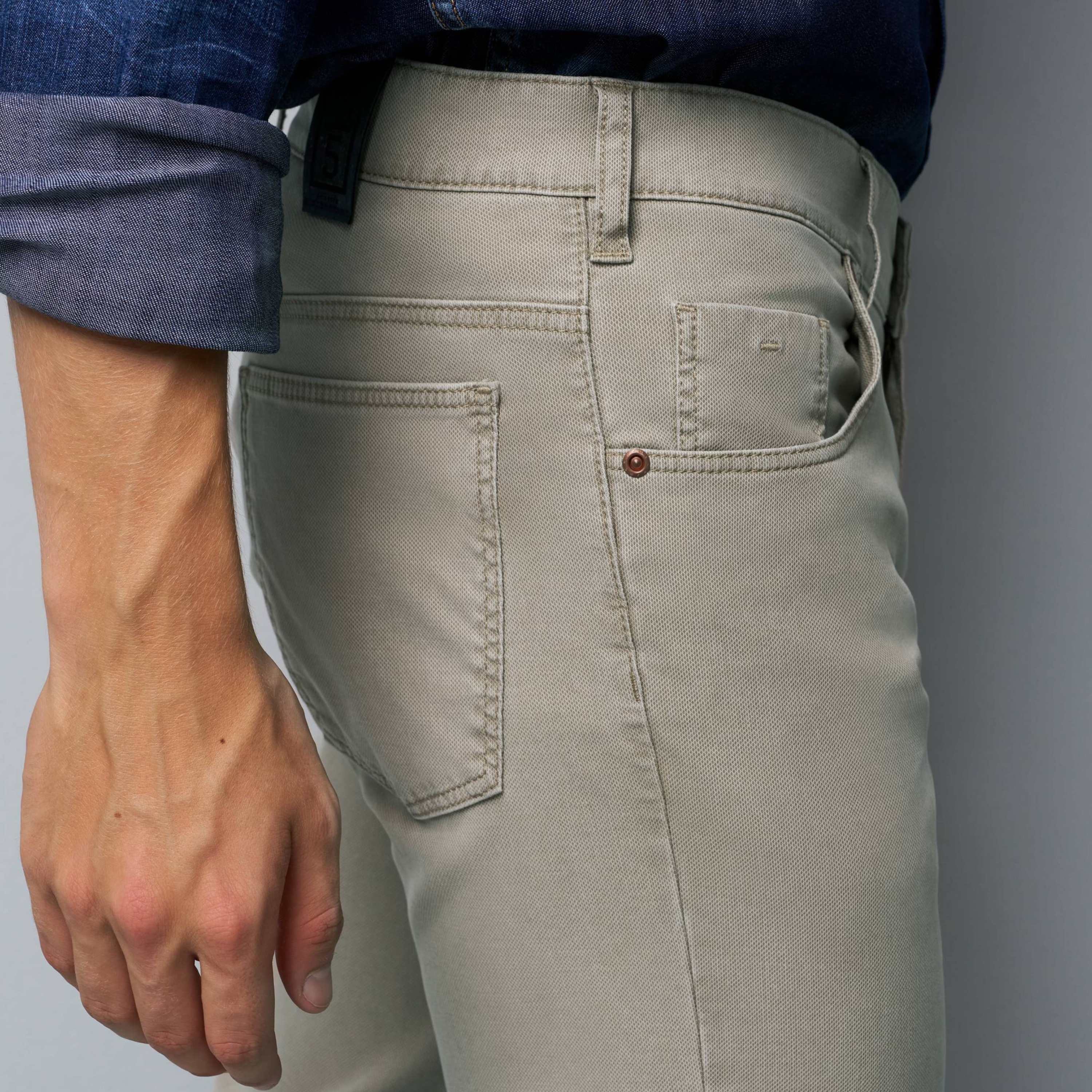 M5 High Performance Micro Structure 5 Pocket Trousers - Beige