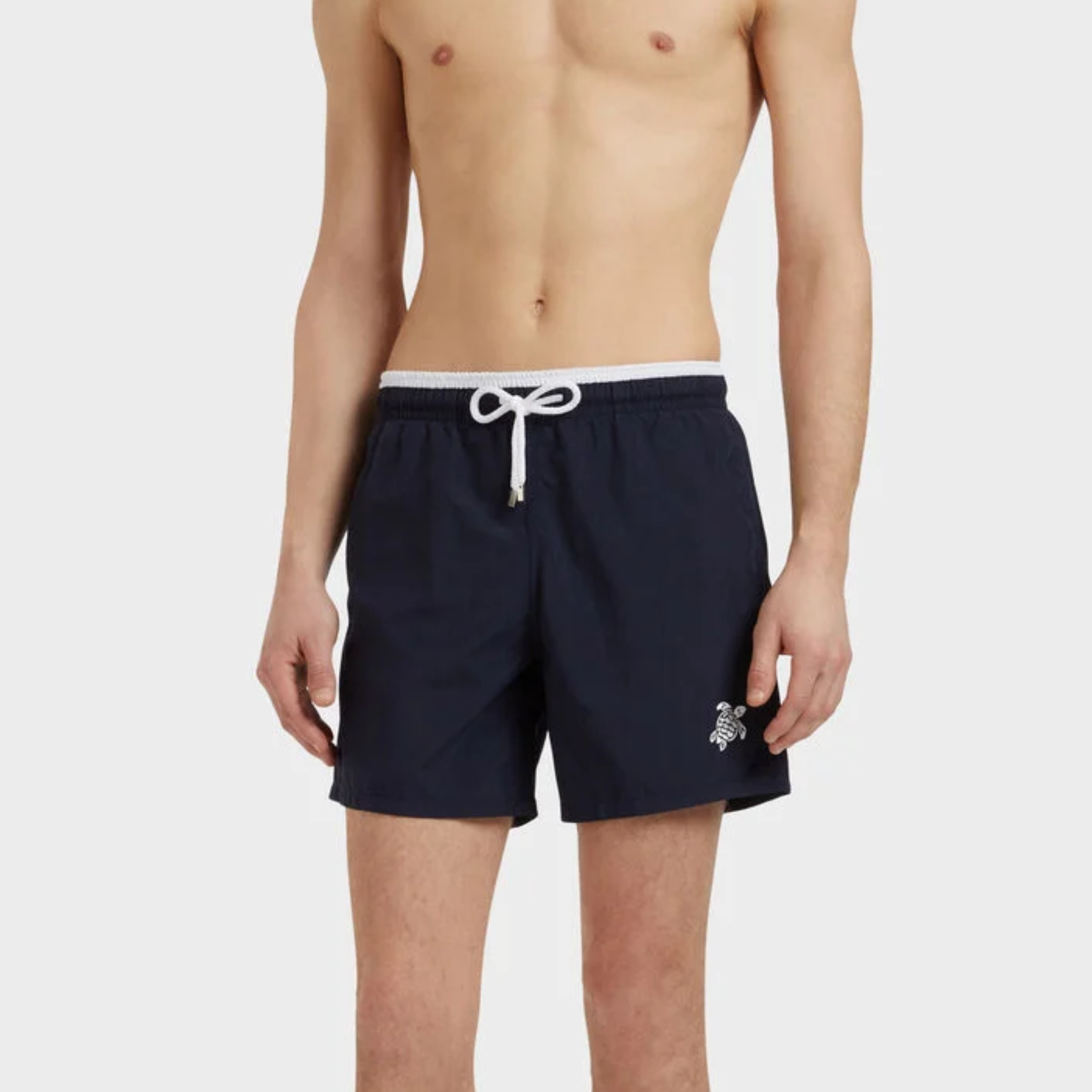 Vilebrequin Bicolour Classic Swim Shorts - Navy