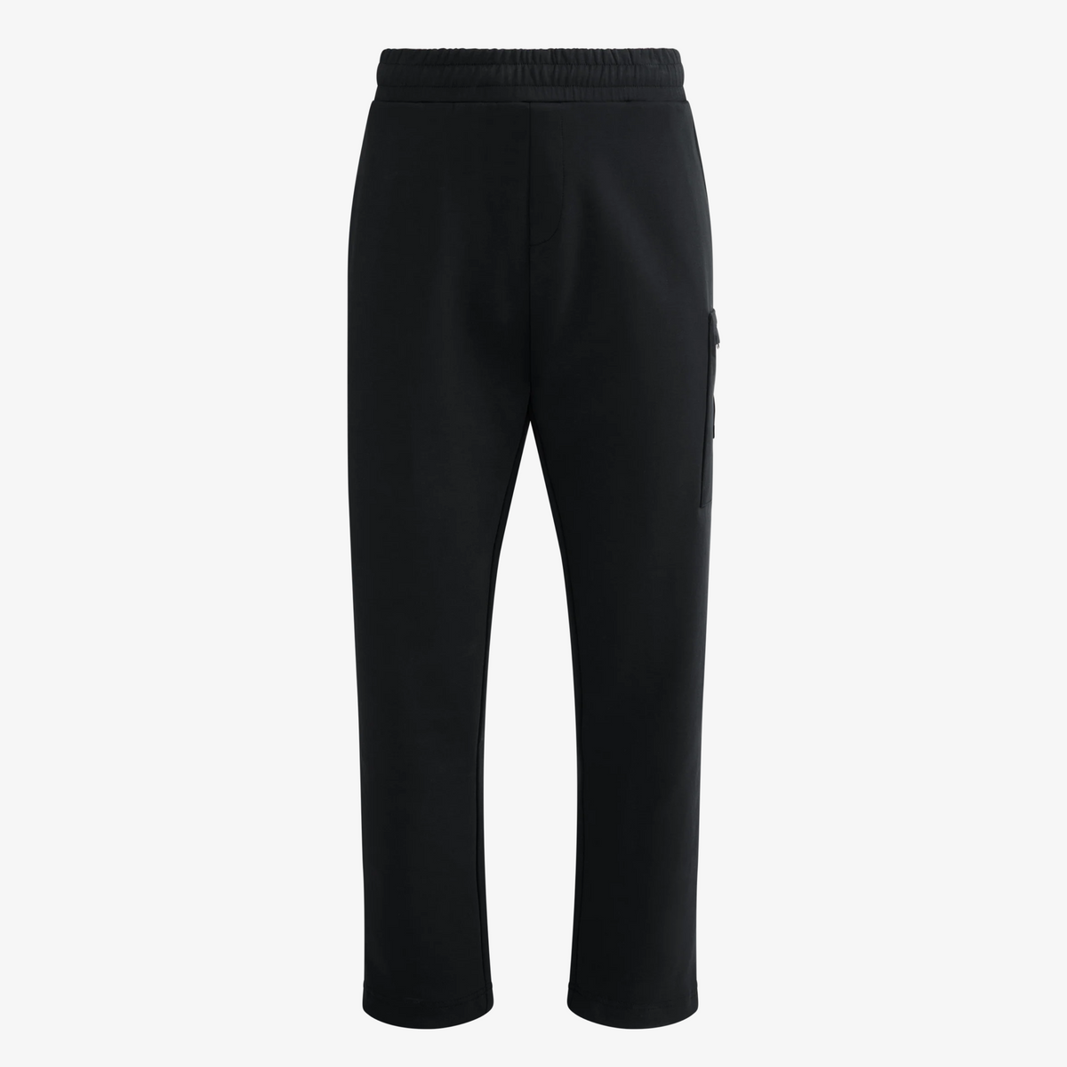 Sandbanks Interlock Cargo Open Hem Sweatpants - Black