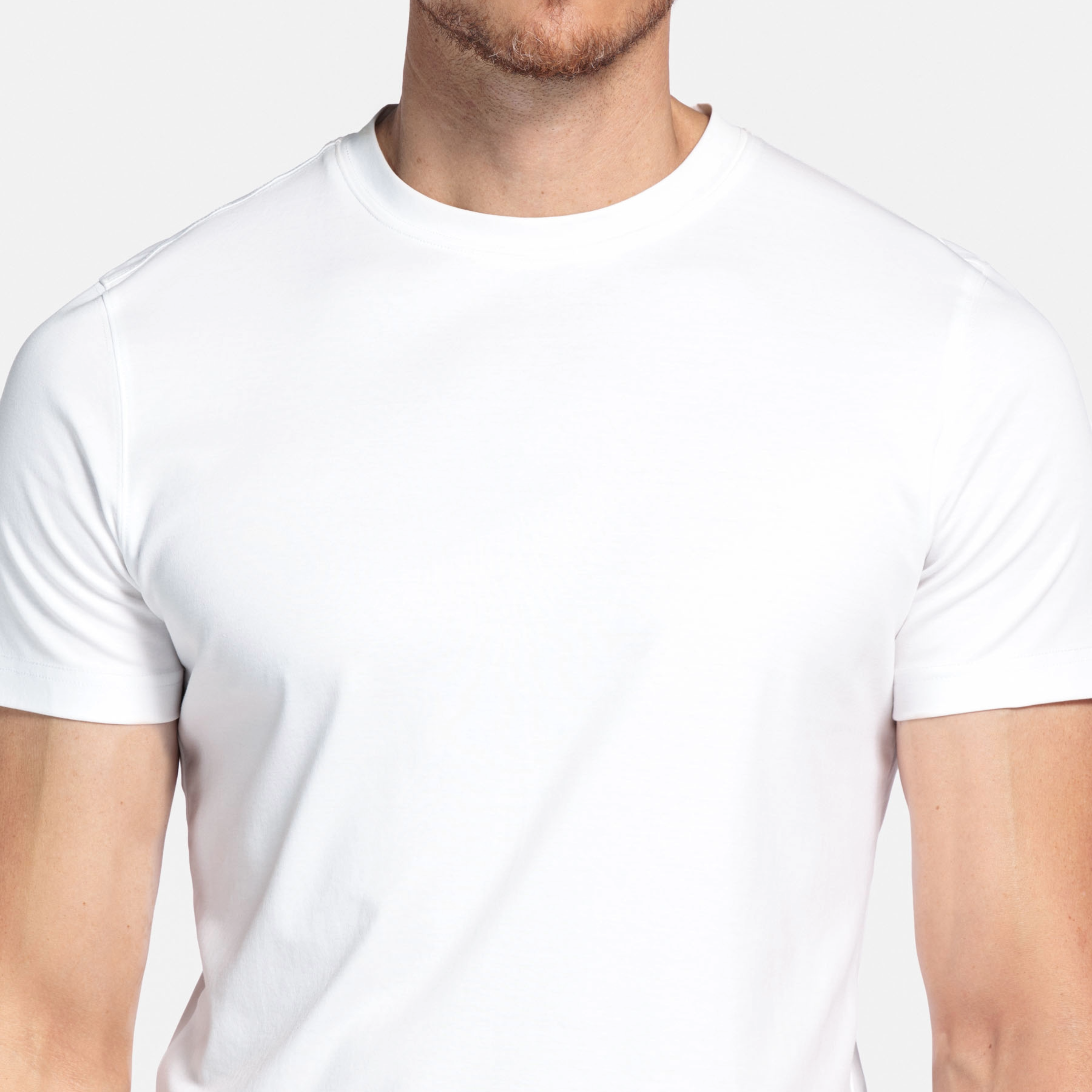 Thomas Maine Liquid Cotton T Shirt - White