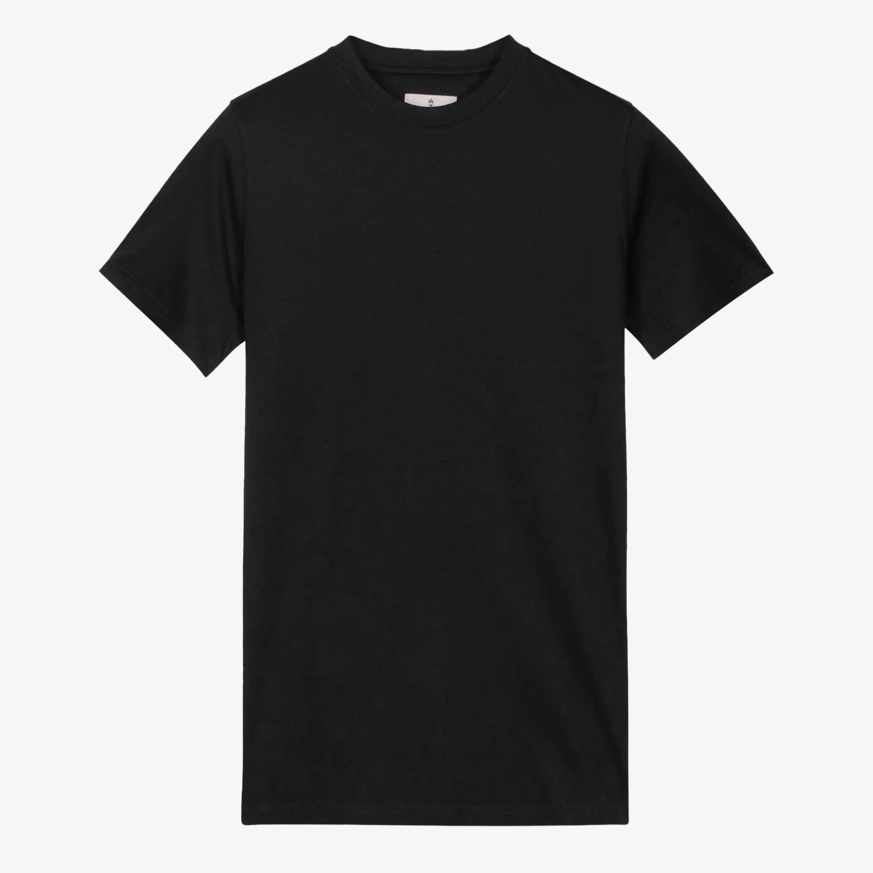 Thomas Maine Liquid Cotton T-Shirt - Black