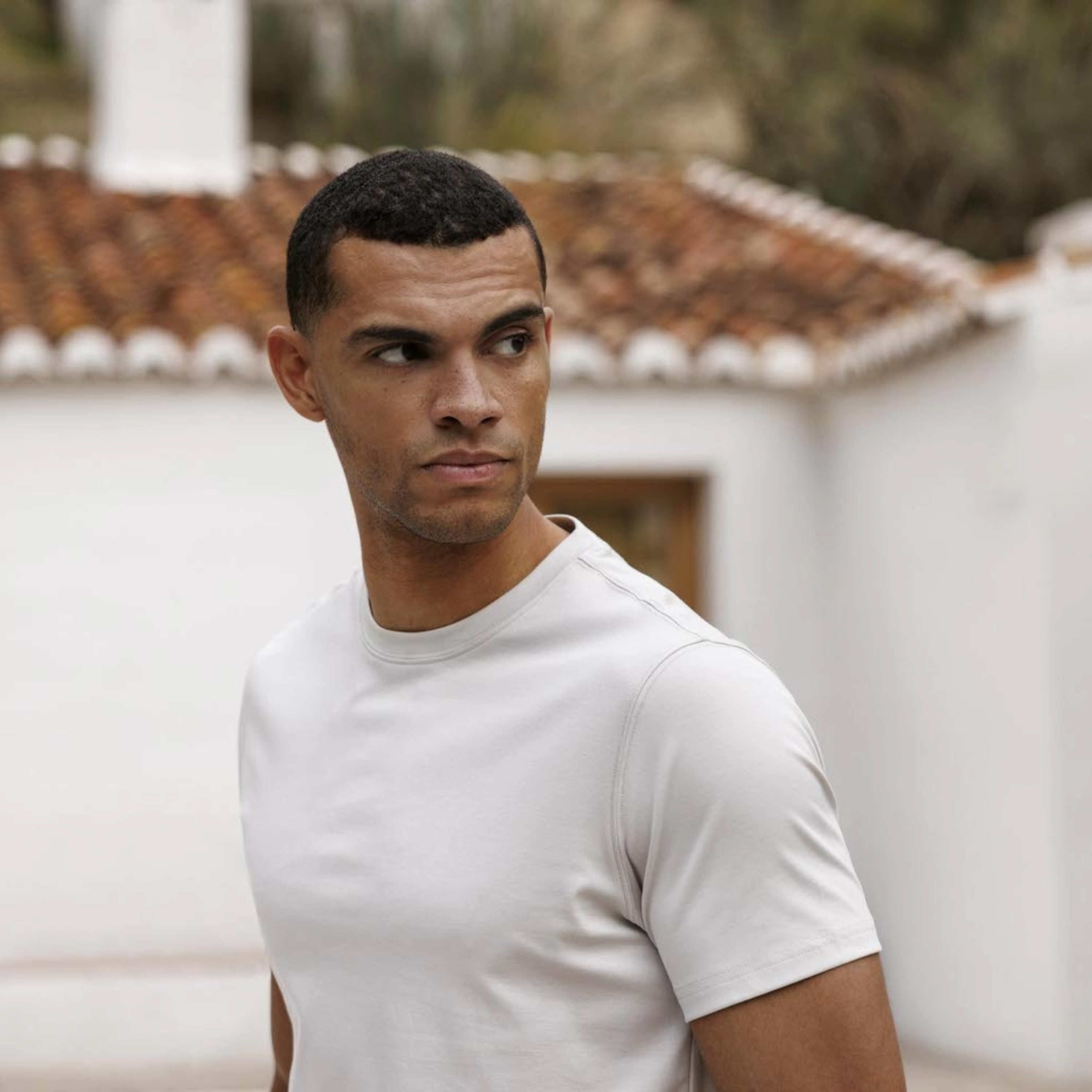 Thomas Maine Liquid Cotton T Shirt - White