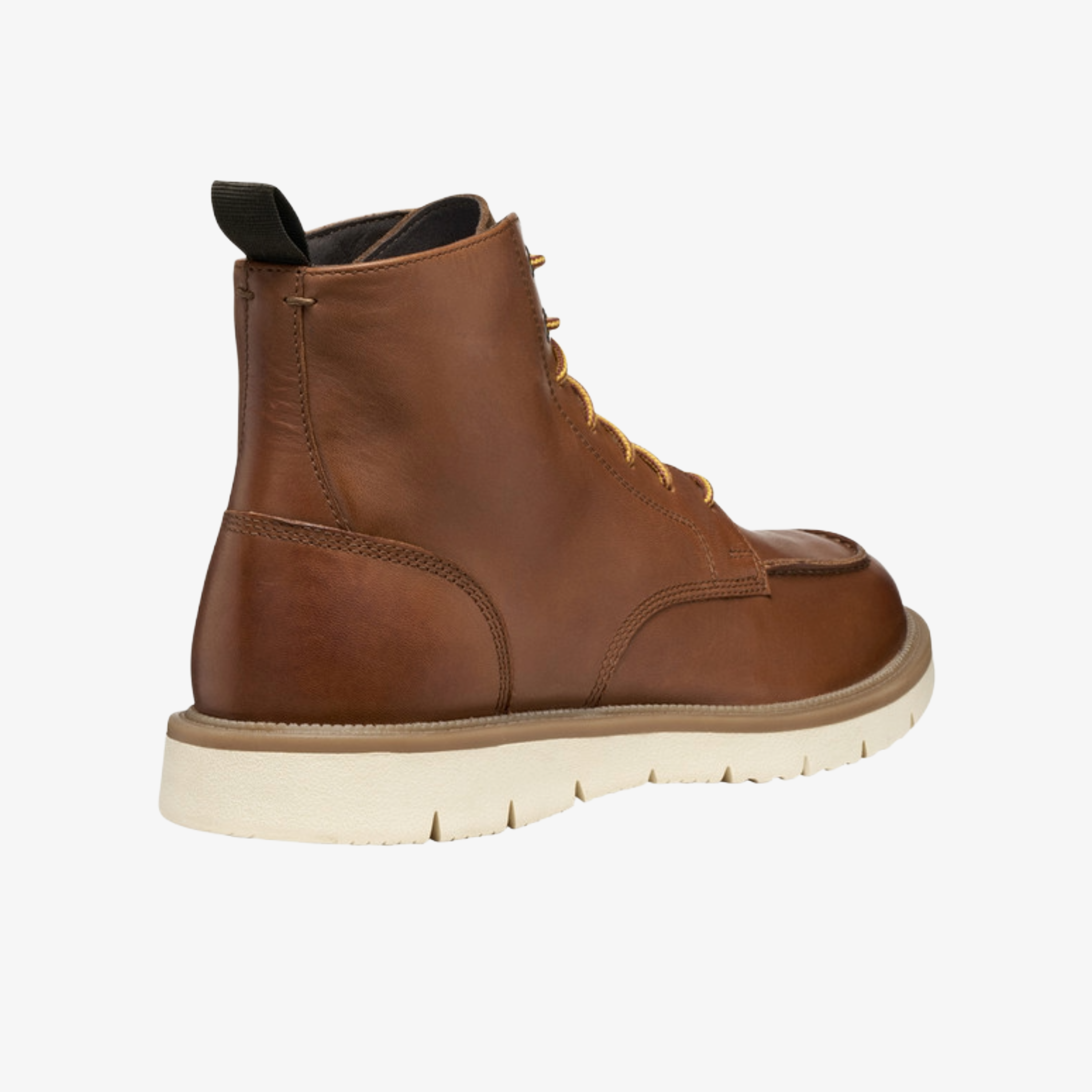 Geox Pove Lace Up Ankle Boots - Light Brown