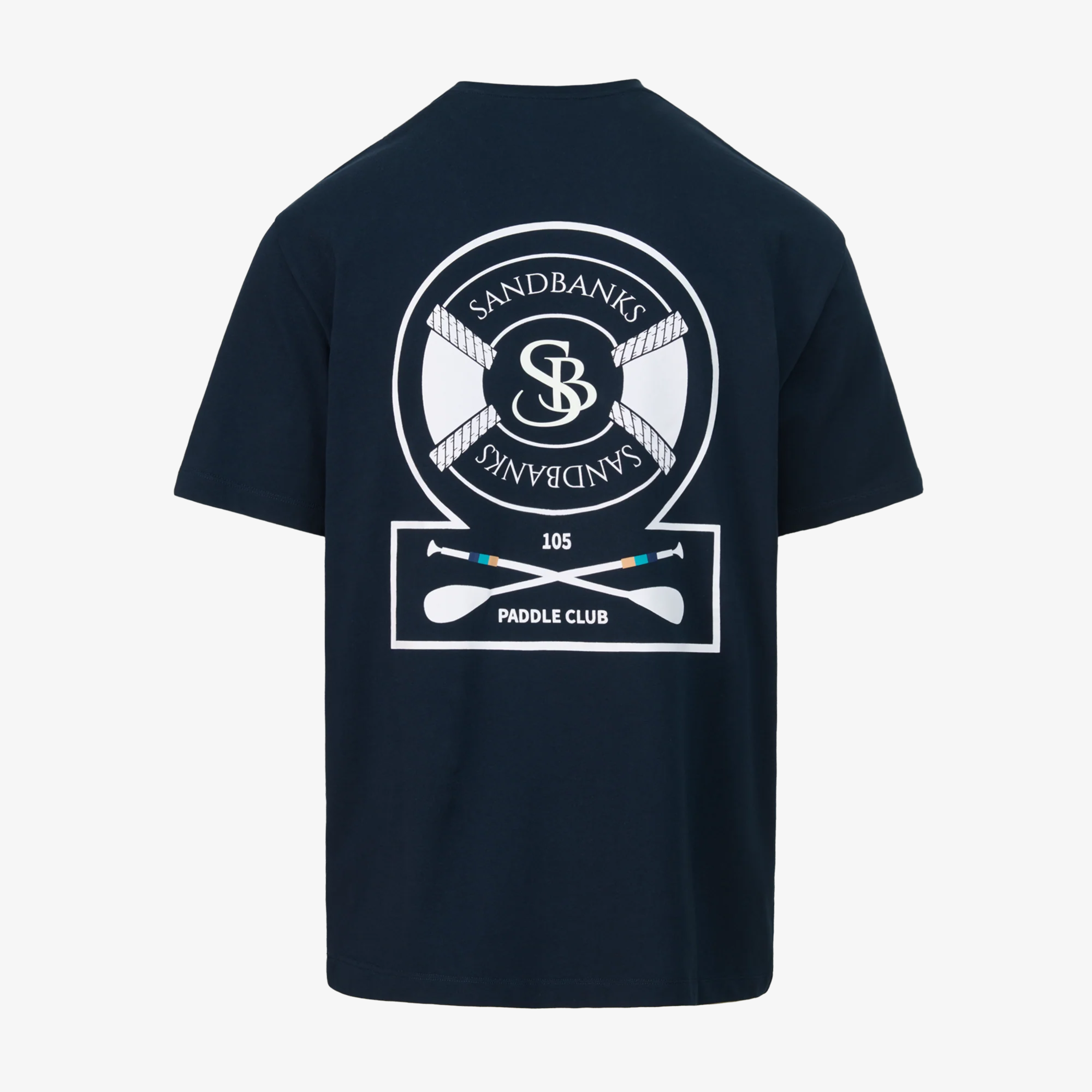 Sandbanks Paddle Club T Shirt - Navy