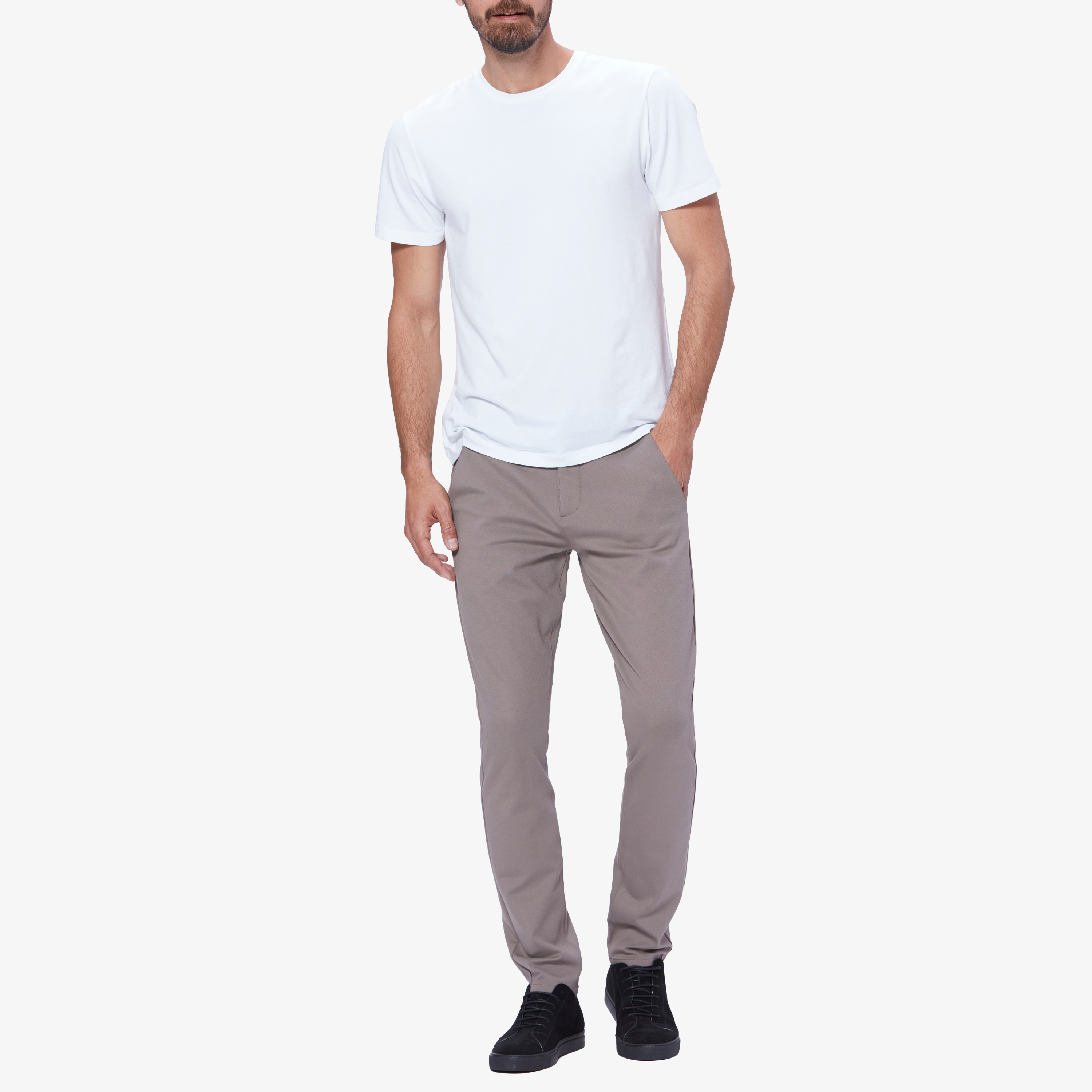 Paige Stafford Trouser - Dark Taupe