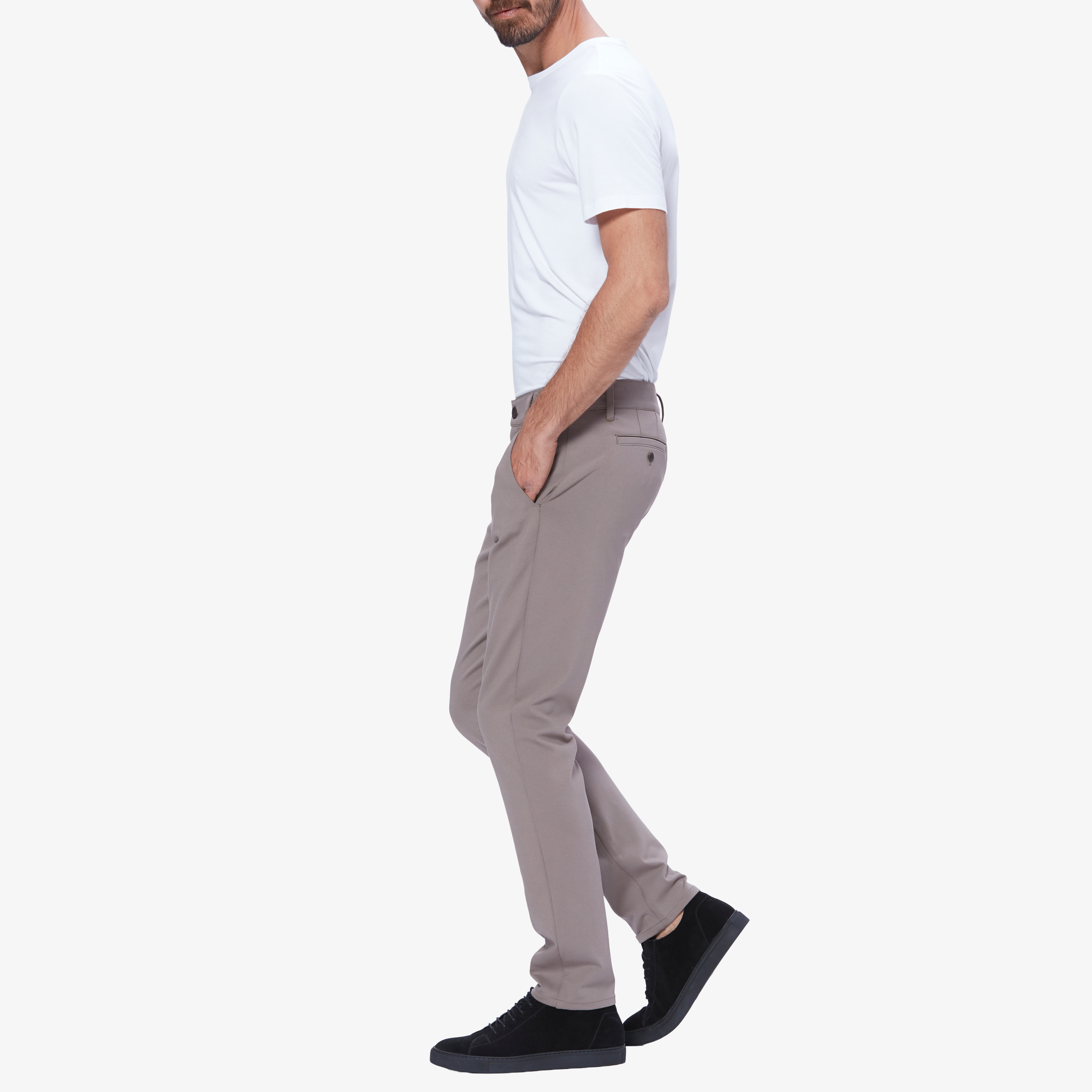 Paige Stafford Trouser - Dark Taupe