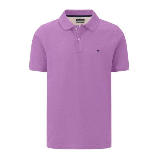 Fynch-Hatton Supima Cotton Polo Shirt - Lavender