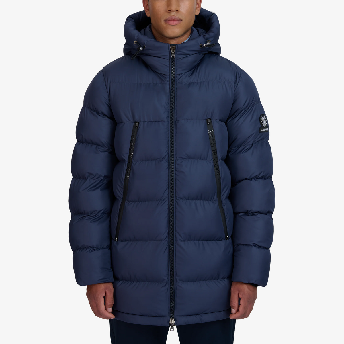 Sandbanks Ravine Mid Puffer Jacket - Navy