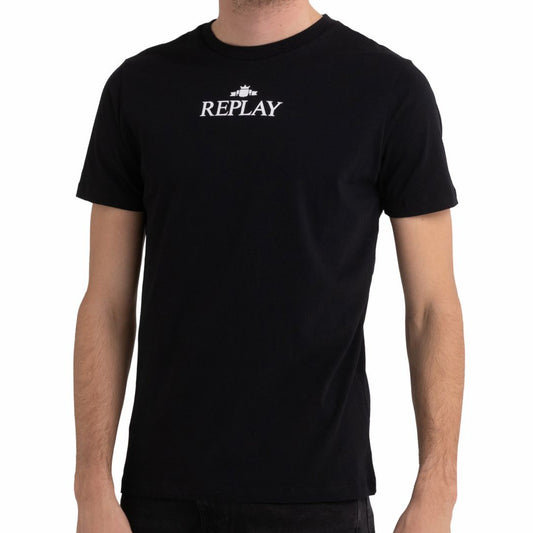 Replay Slim Fit T Shirt - Black