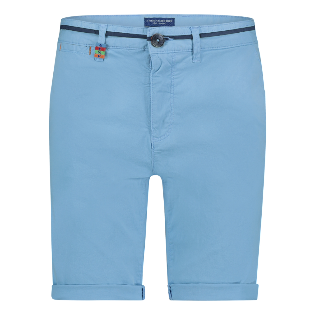 A Fish Named Fred Bermuda Shorts - Light Blue