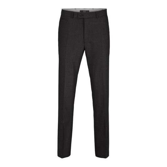 Brax Enrico Wool-Polyester Stretch Trousers - Black
