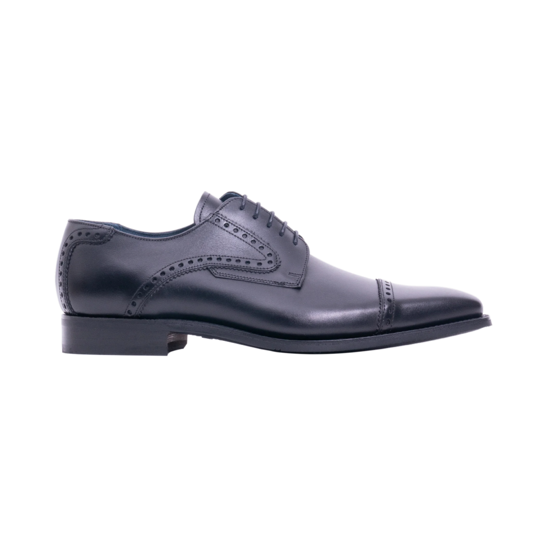 Barker Stewart Shoes - Black Calf