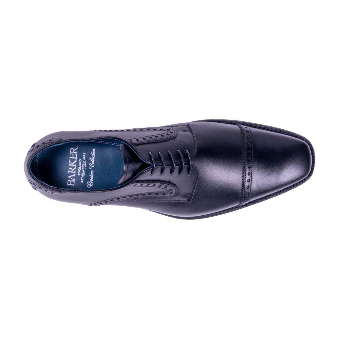 Barker Stewart Shoes - Black Calf