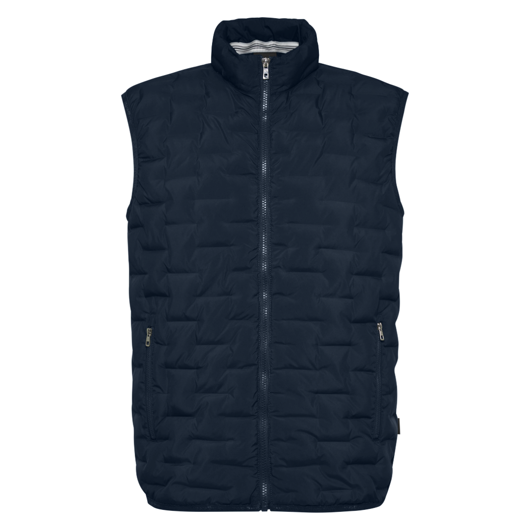 Bugatti Quilted Gilet - Navy