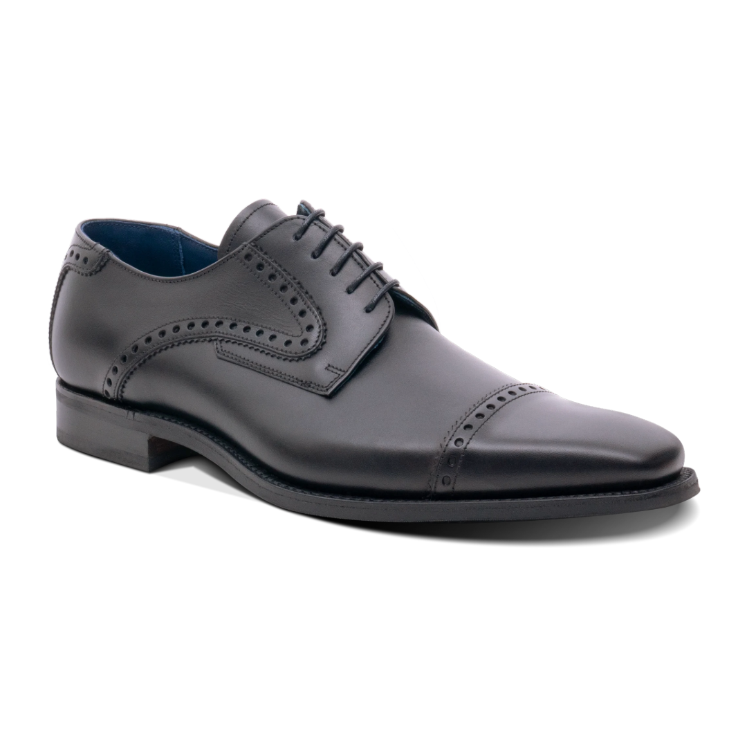 Barker Stewart Shoes - Black Calf