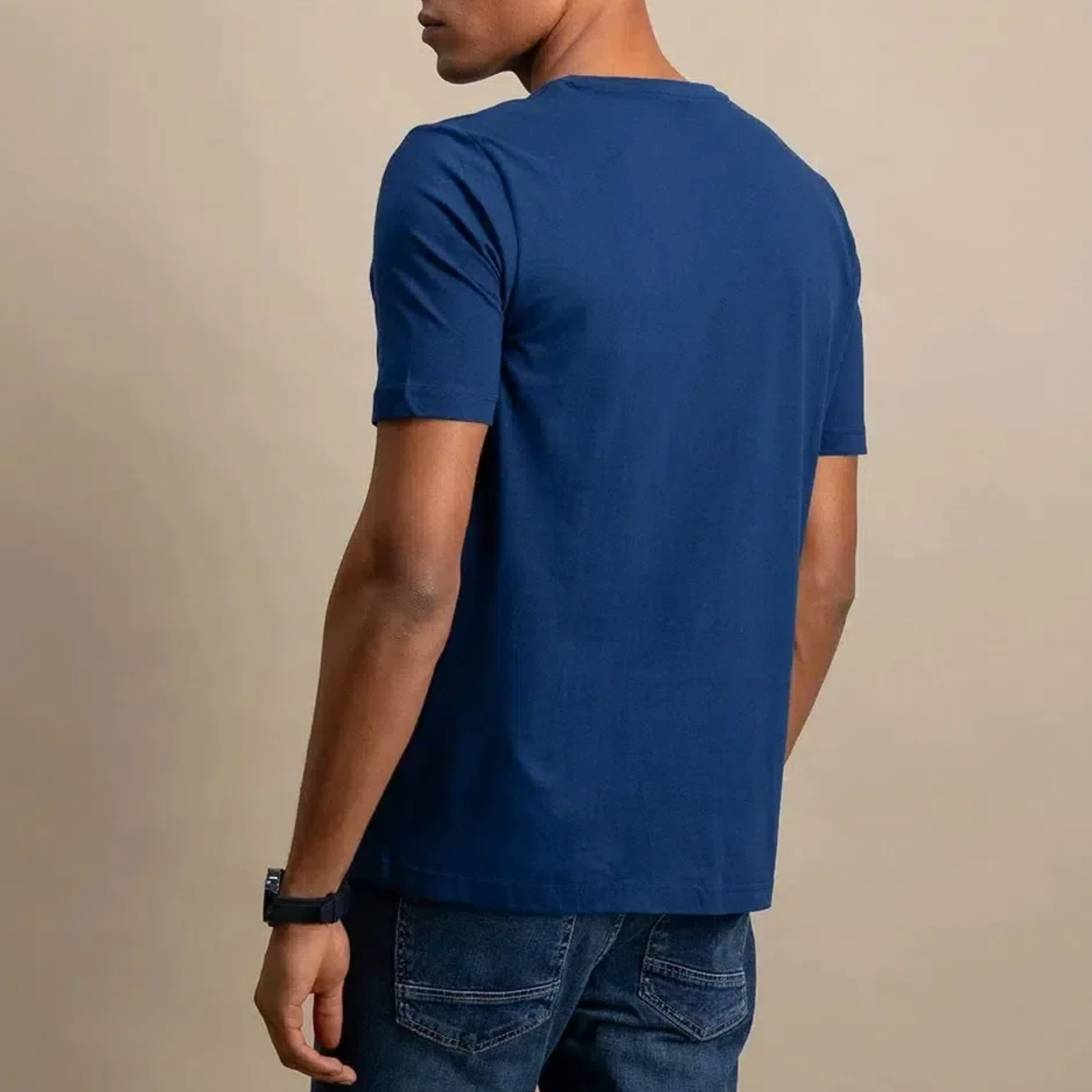 Fynch-Hatton Crew Neck T Shirt - Midnight
