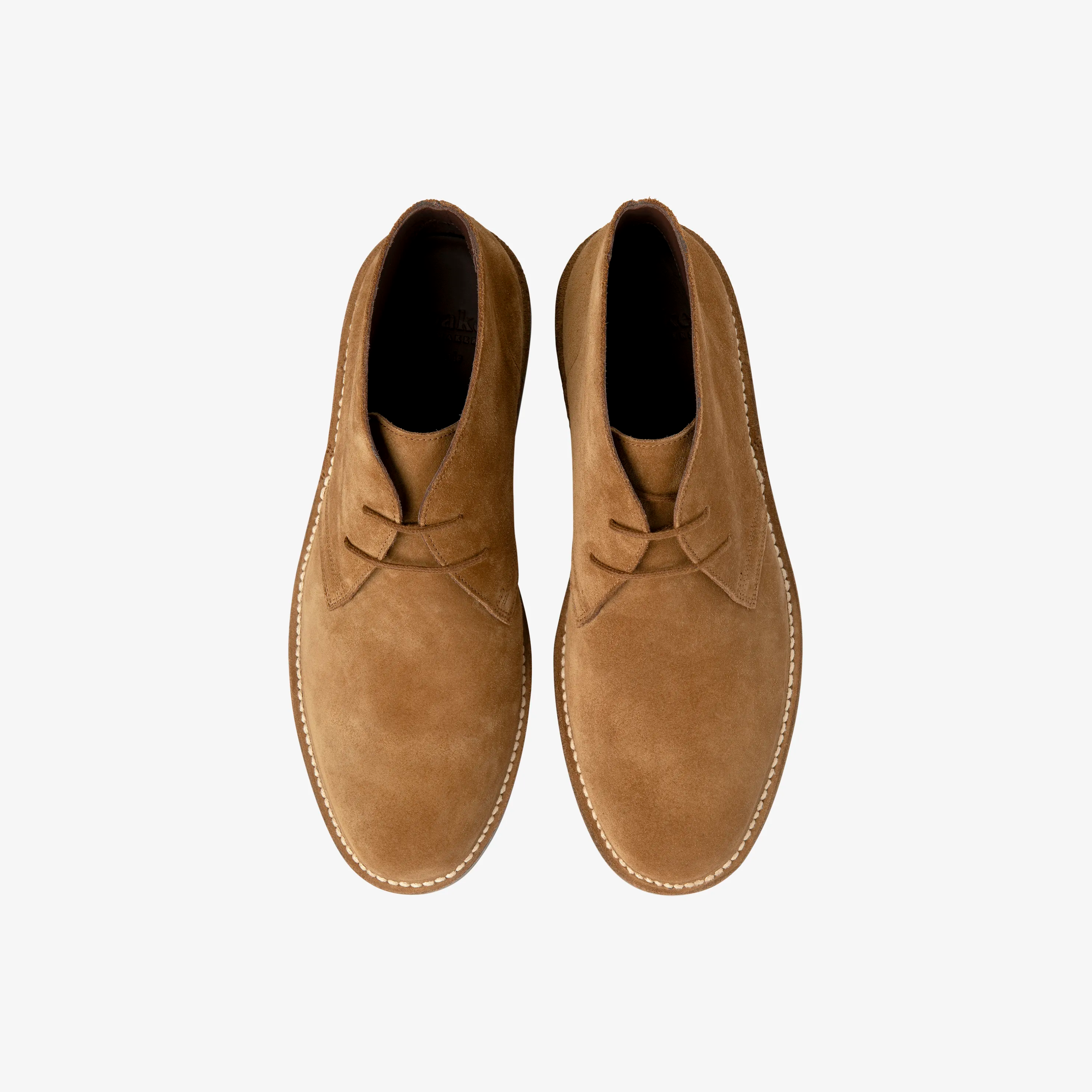 Loake Sahara Suede Desert Boots - Chestnut