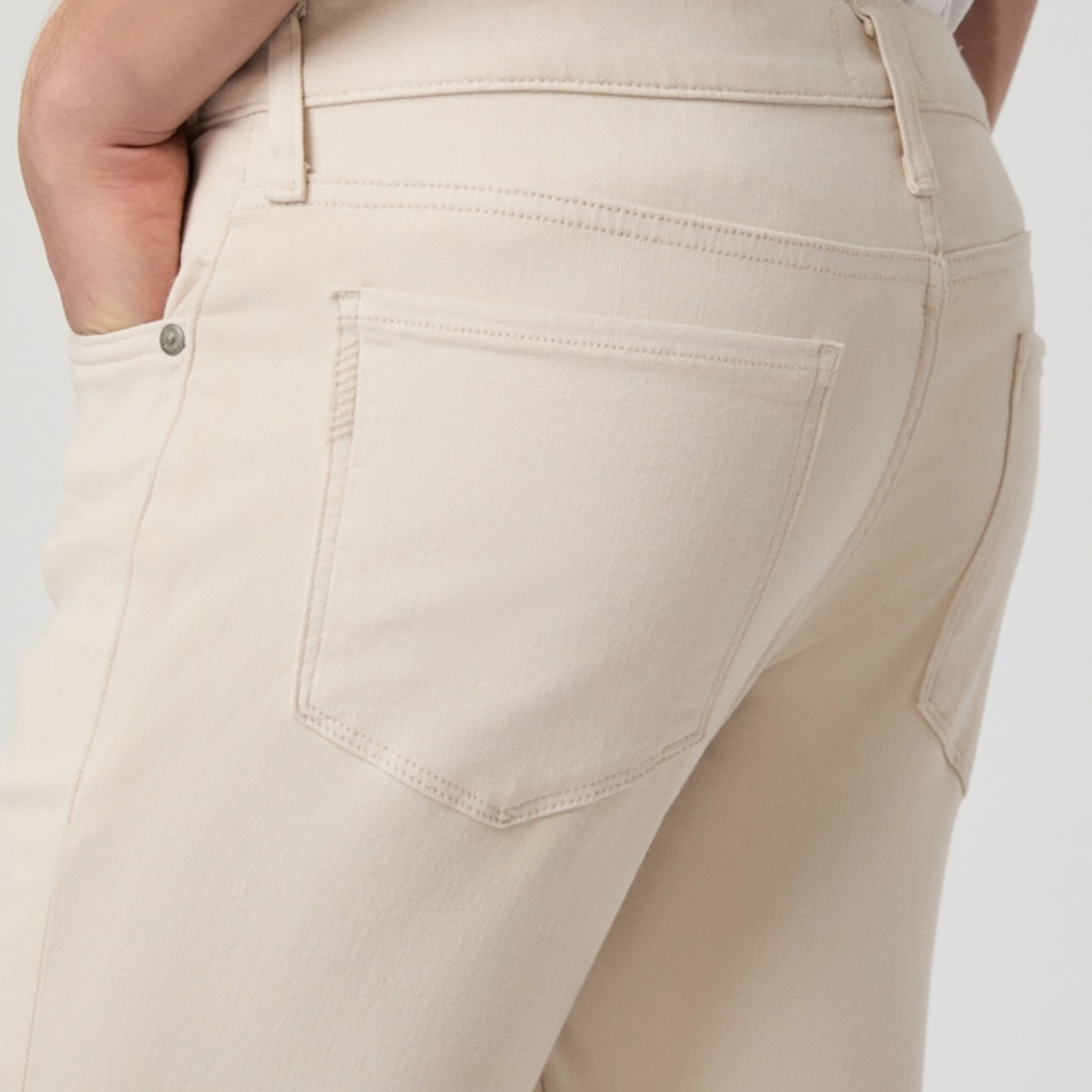 Paige Federal Slim Straight Jeans - Sea Shell