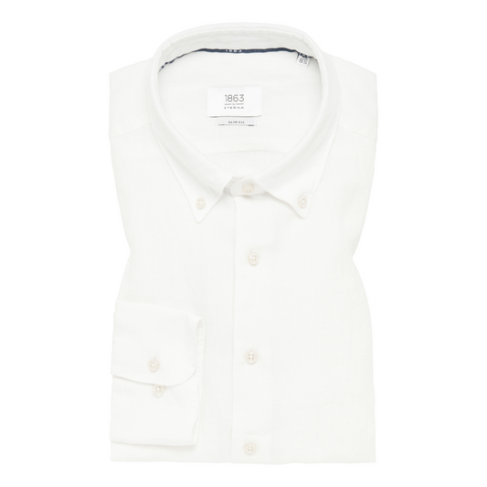 Eterna 1863 Pure Linen Shirt - Off White
