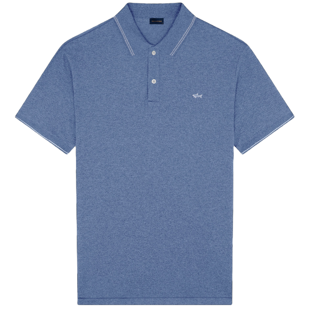 Paul & Shark Cotton Polo Shirt - Light Blue