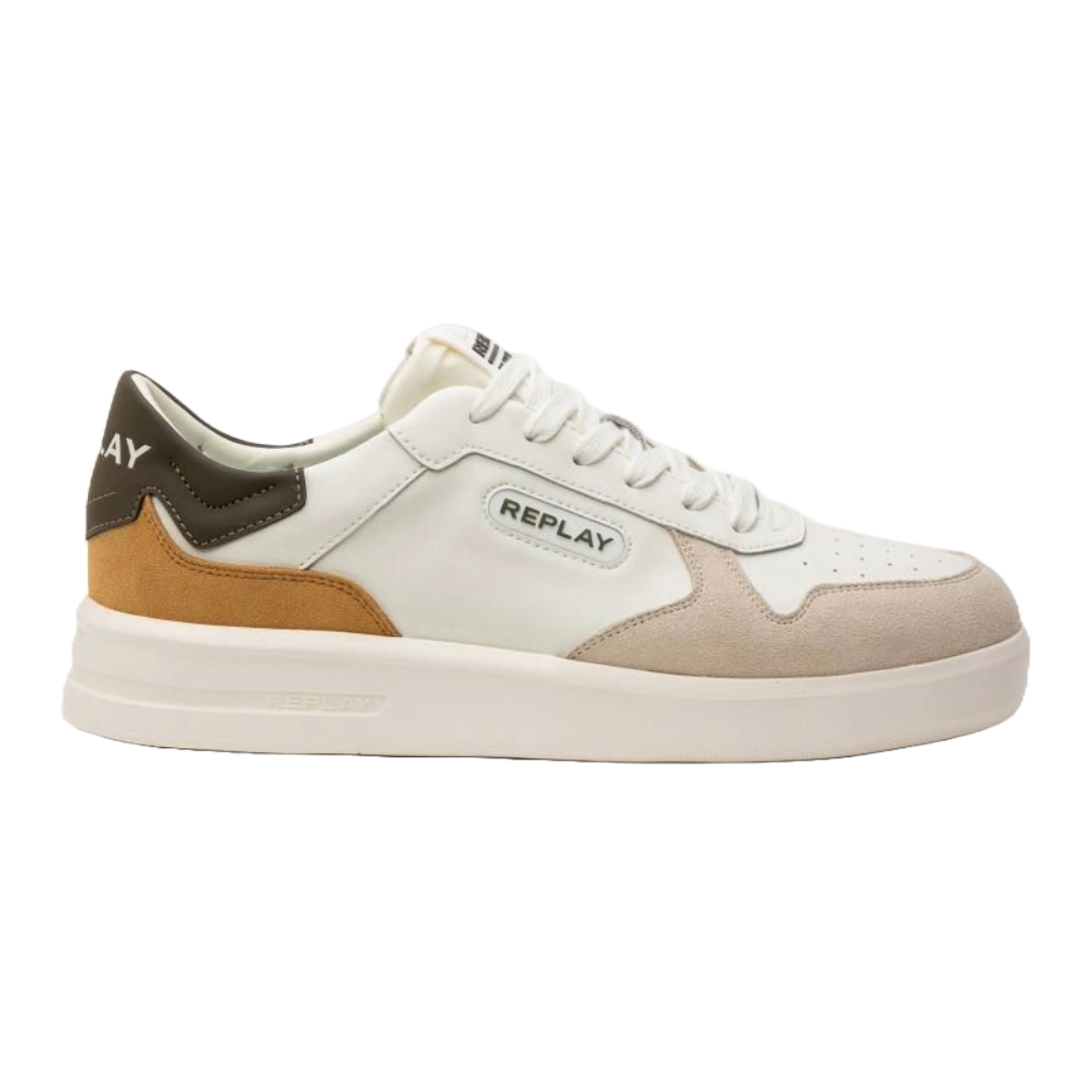 Replay University M Court MX Trainers - Beige