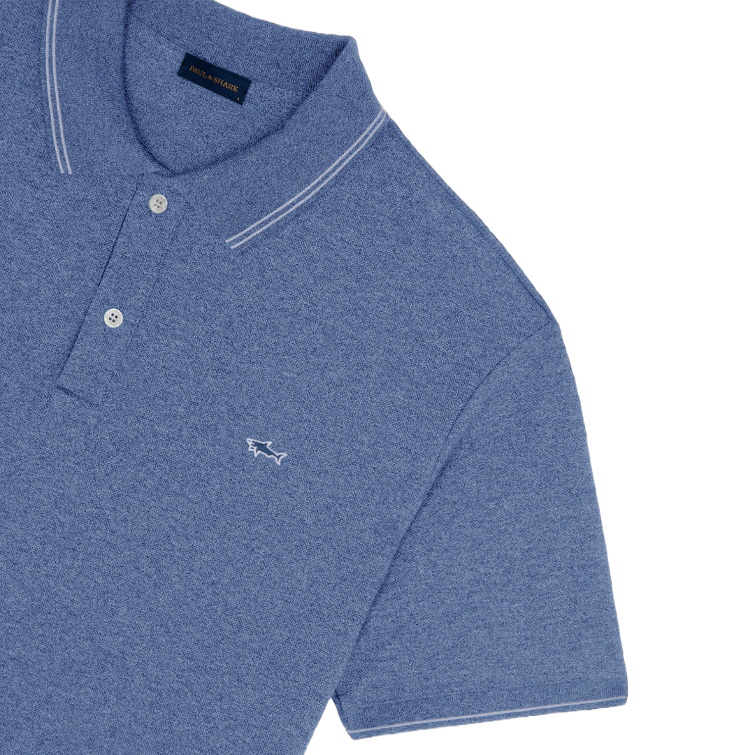 Paul & Shark Cotton Polo Shirt - Light Blue