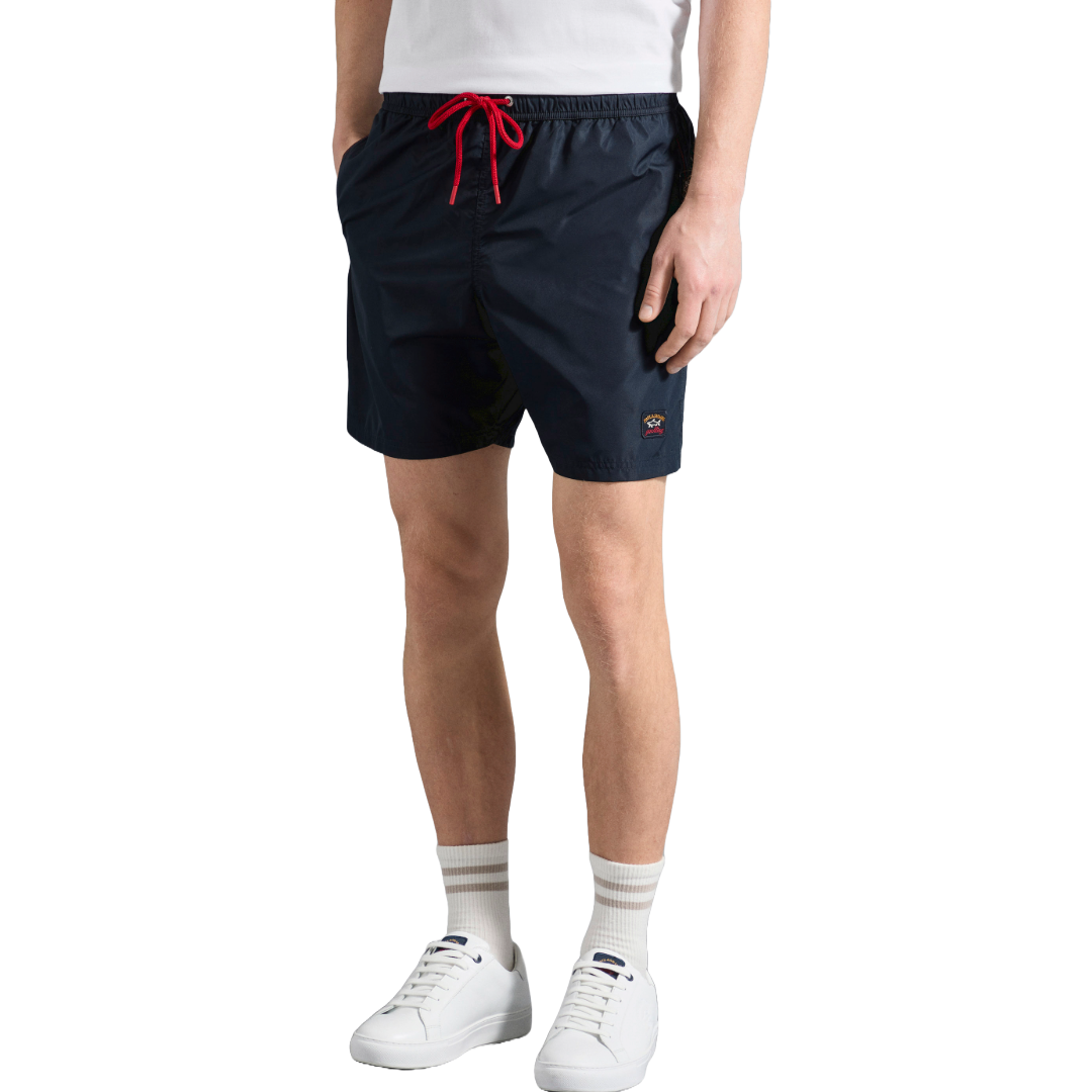 Paul & Shark Logo Swim Shorts - Navy