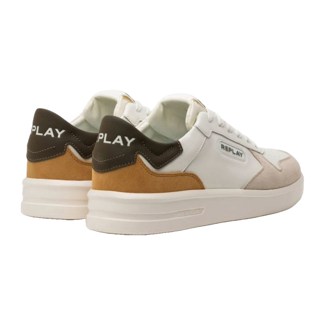 Replay University M Court MX Trainers - Beige