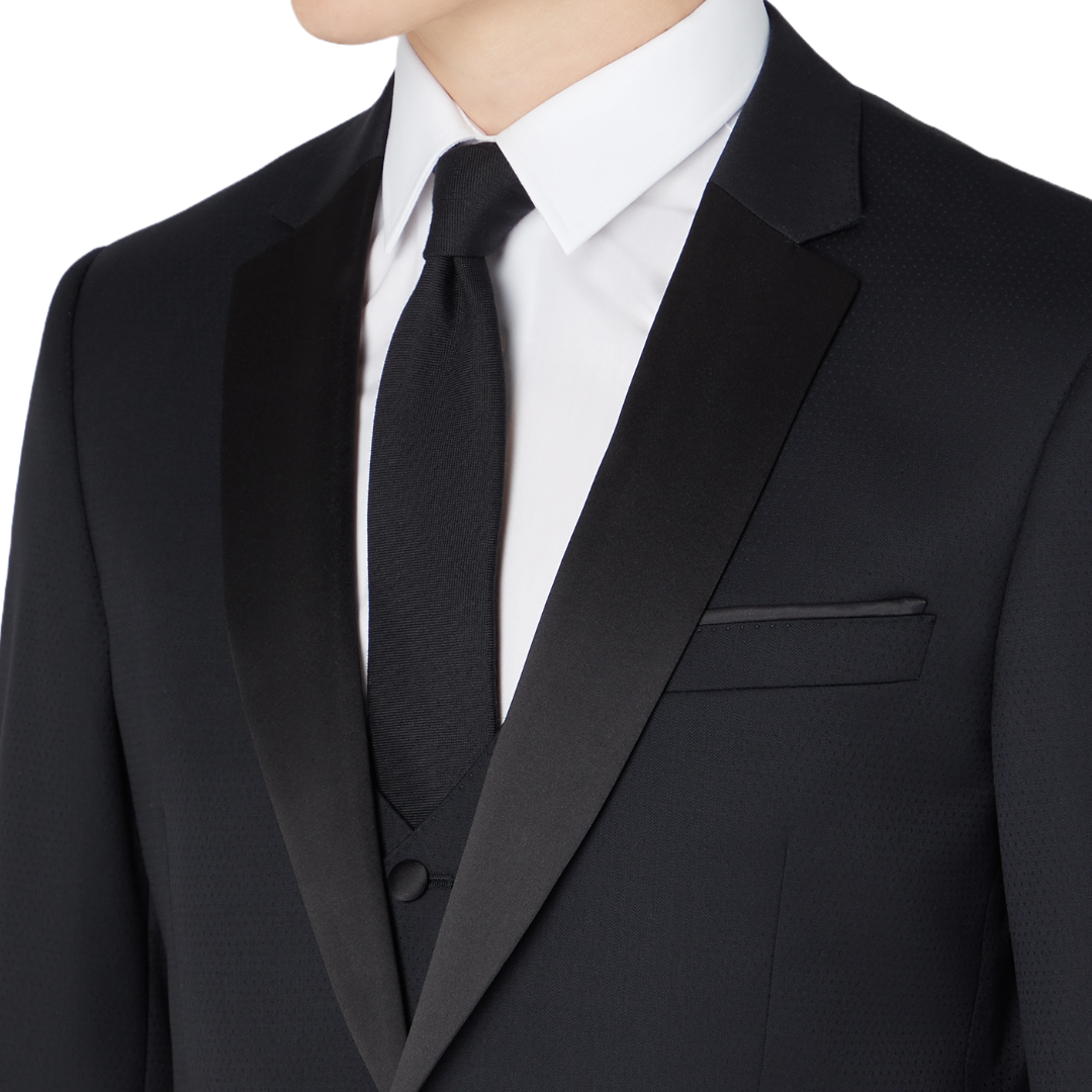 Remus Uomo Paco Dinner Suit Jacket - Black