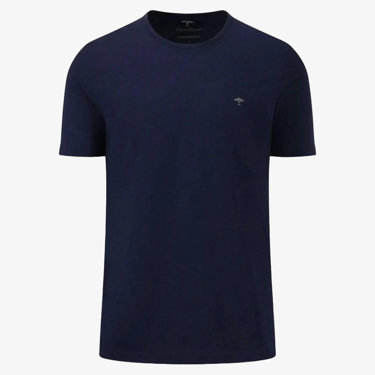 Fynch-Hatton Crew Neck T Shirt - Navy