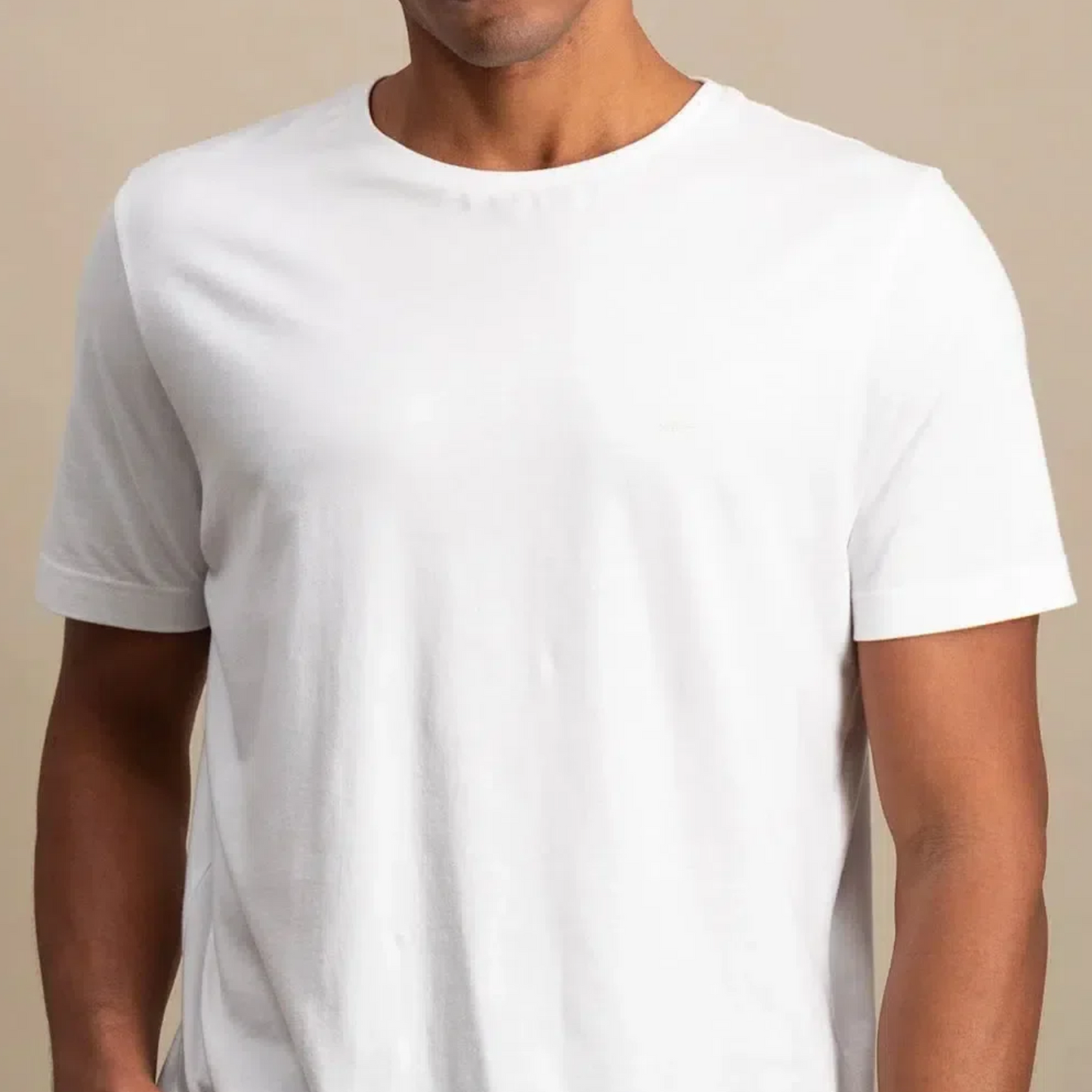 Fynch-Hatton Crew Neck T Shirt - White