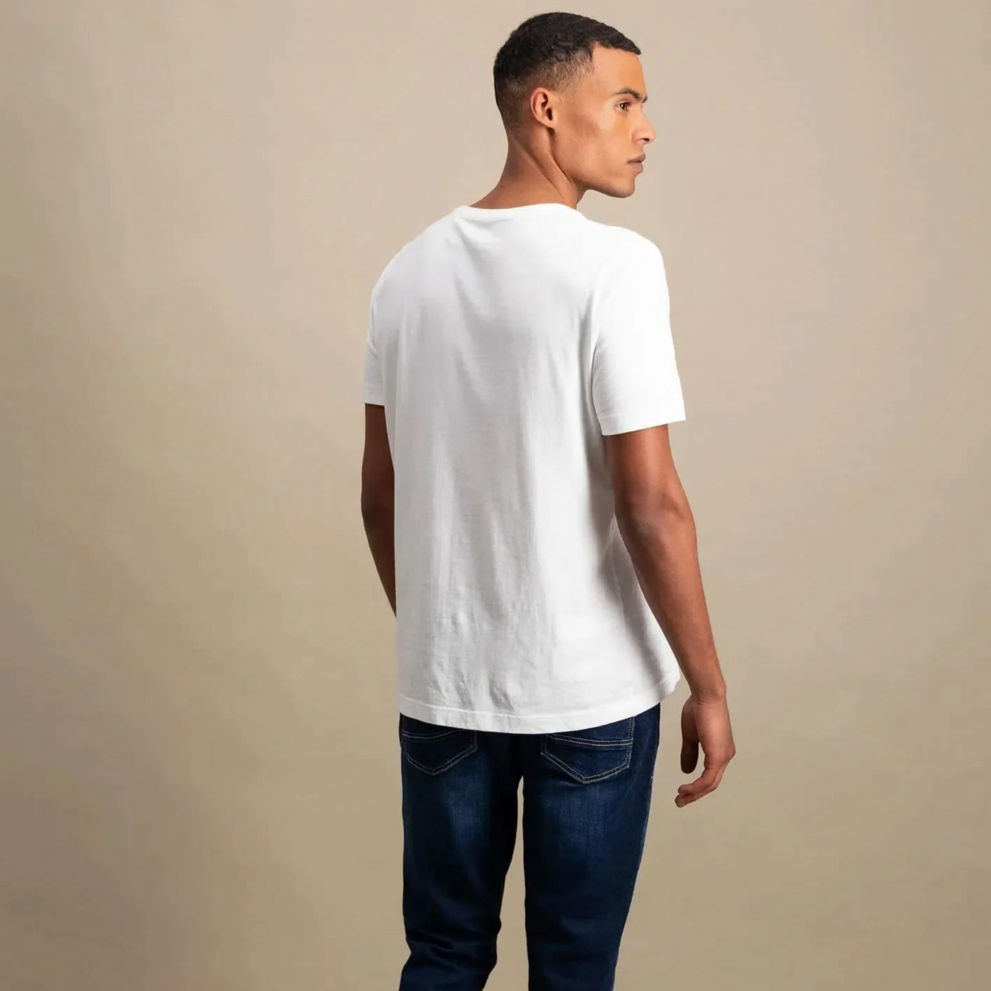 Fynch-Hatton Crew Neck T Shirt - White