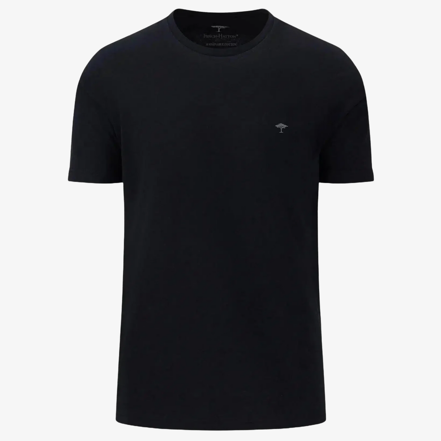Fynch-Hatton Crew Neck T Shirt - Black