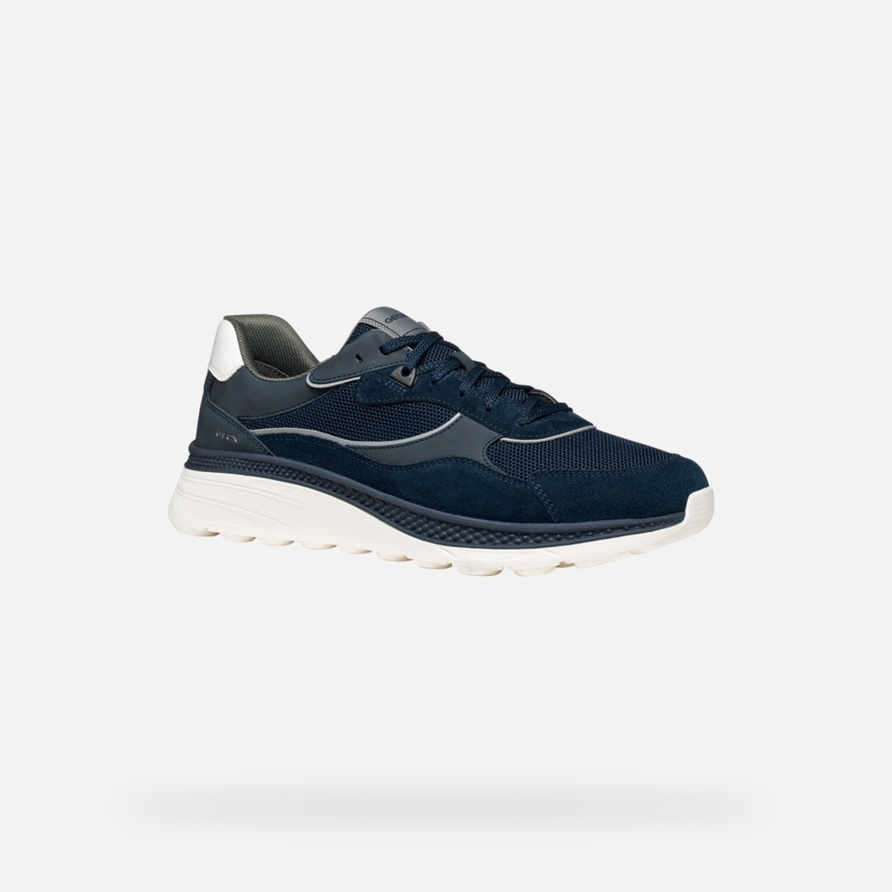 Geox Spherica Actif X1 Low Top Trainers - Navy