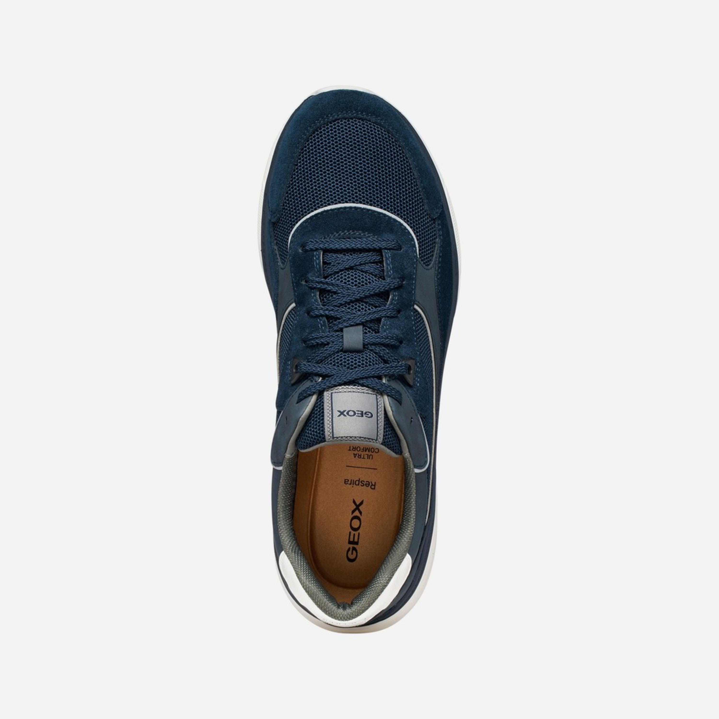 Geox Spherica Actif X1 Low Top Trainers - Navy