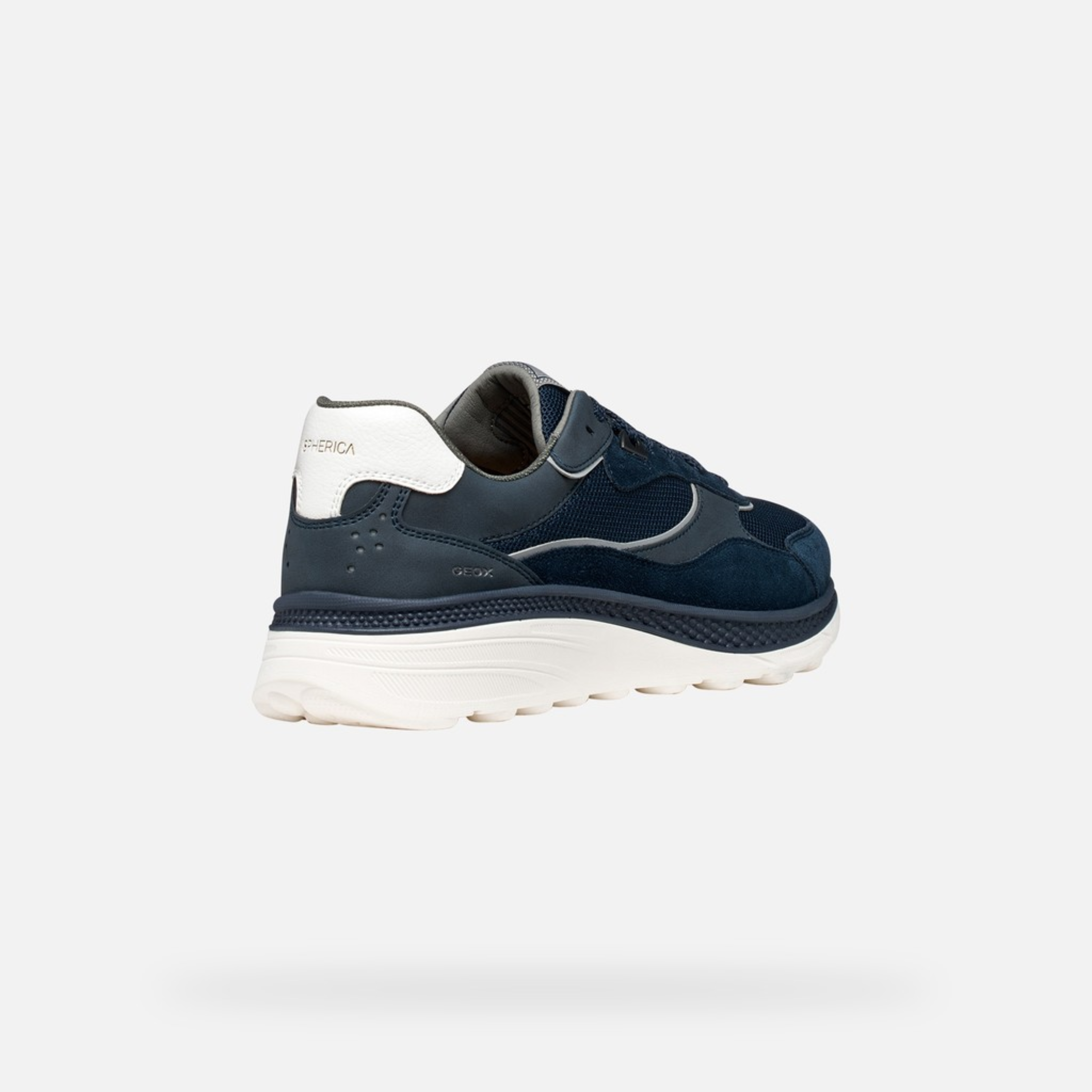 Geox Spherica Actif X1 Low Top Trainers - Navy