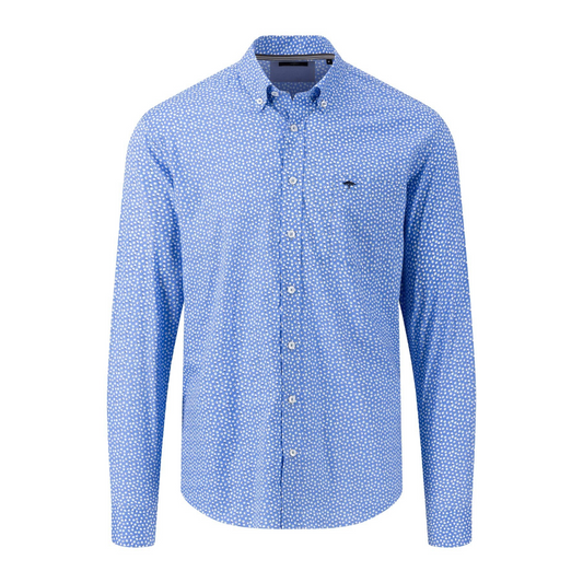 Fynch-Hatton Print Shirt - Blue