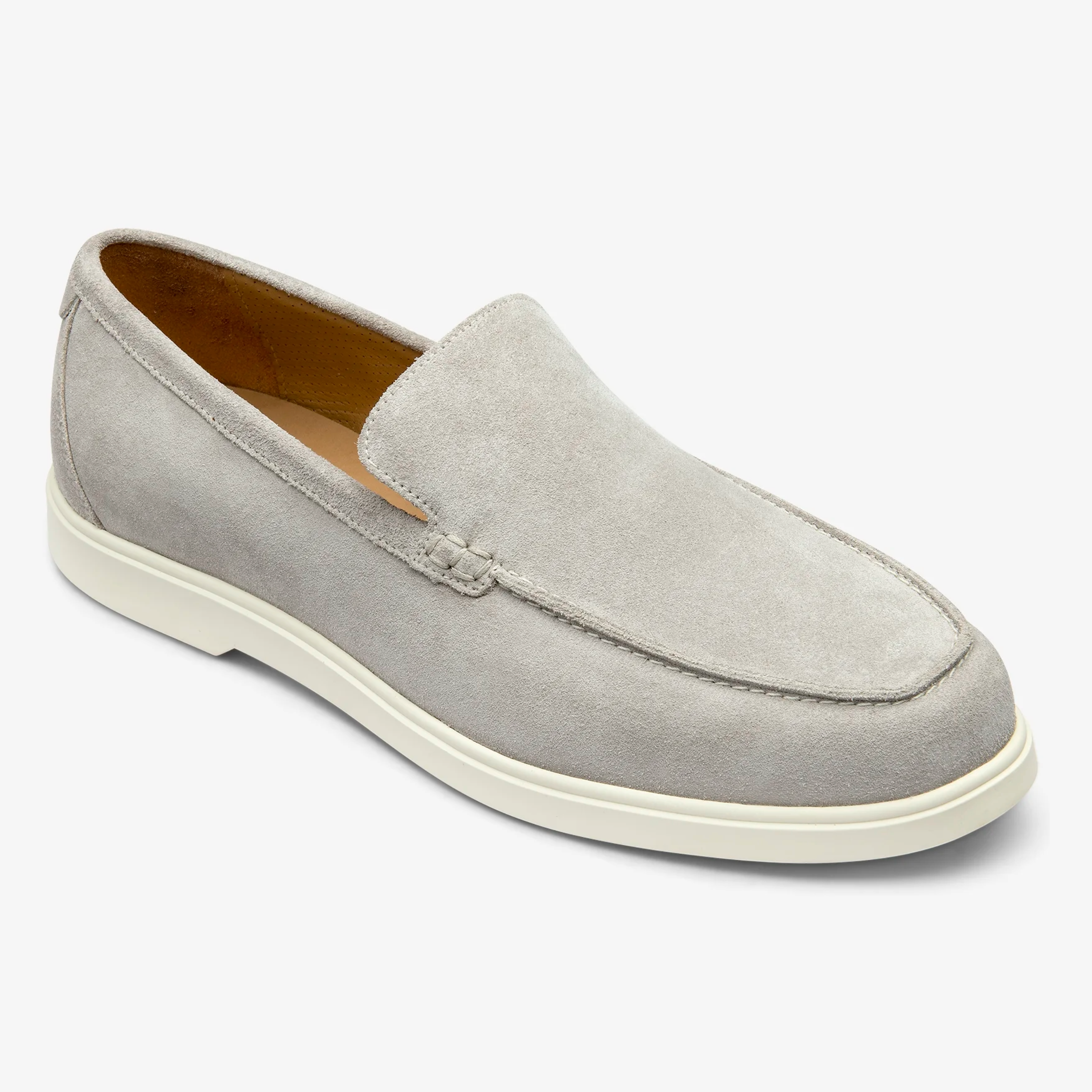 Loake Tuscany Suede Loafer - Stone
