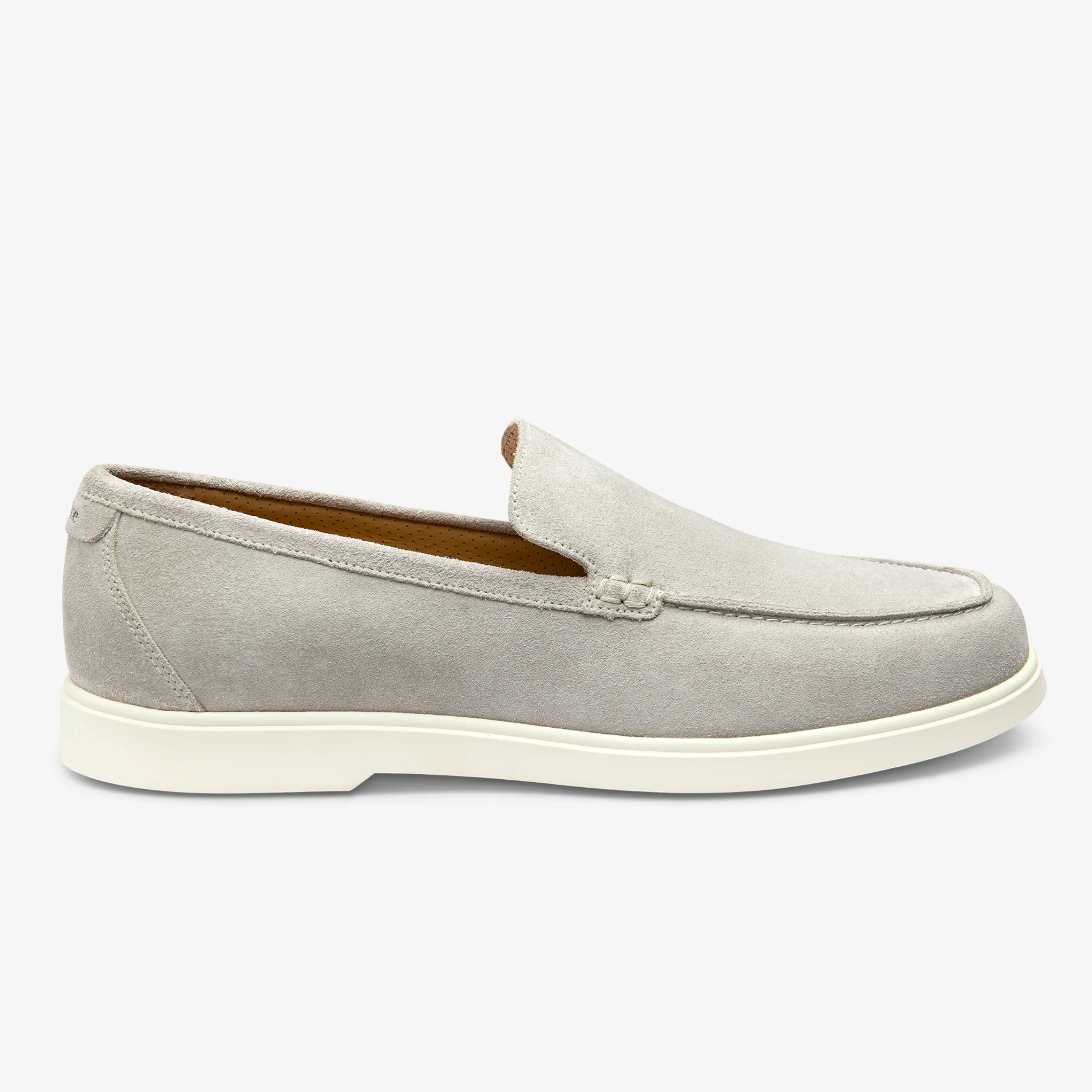 Loake Tuscany Suede Loafer - Stone