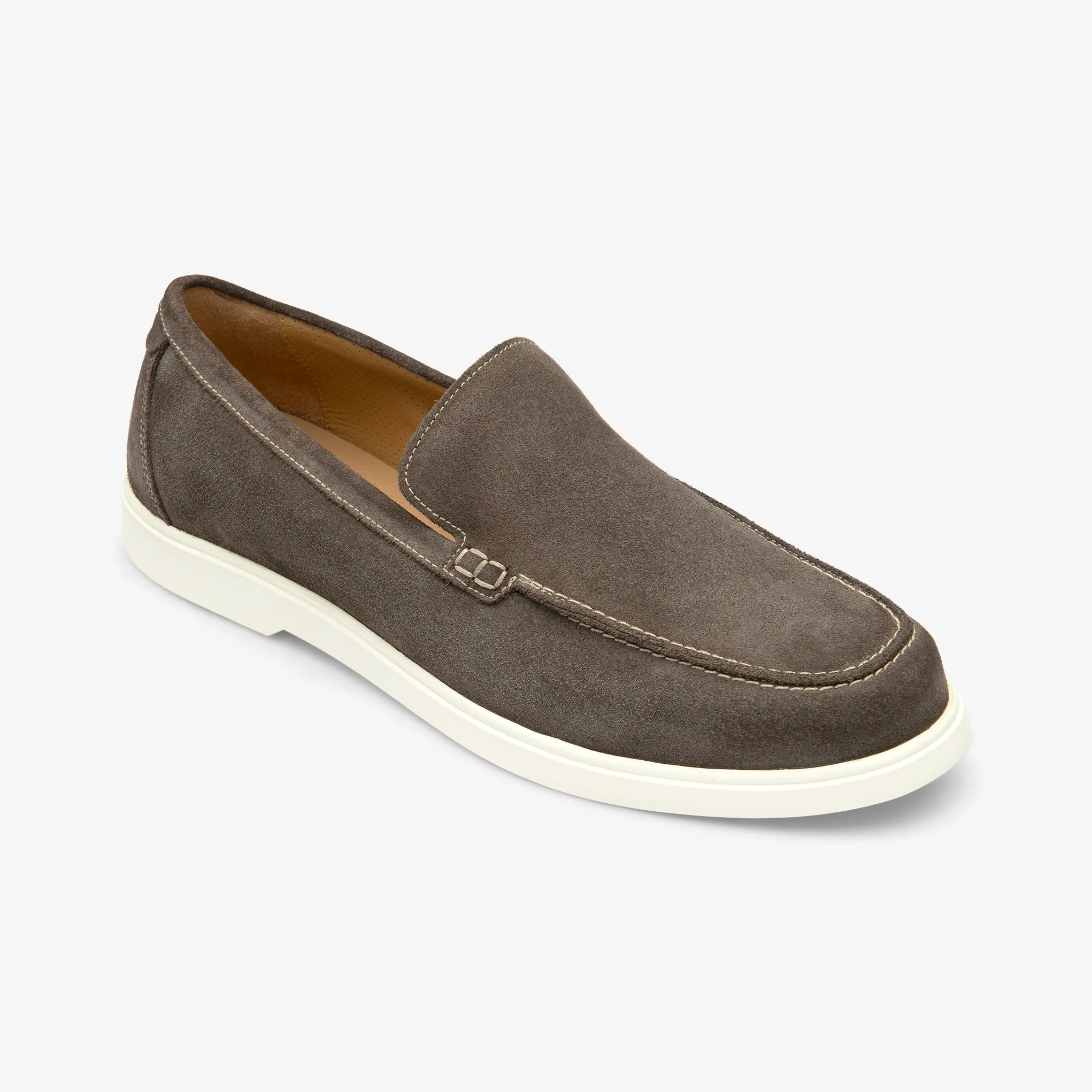 Loake Tuscany Suede Loafer - Anthracite