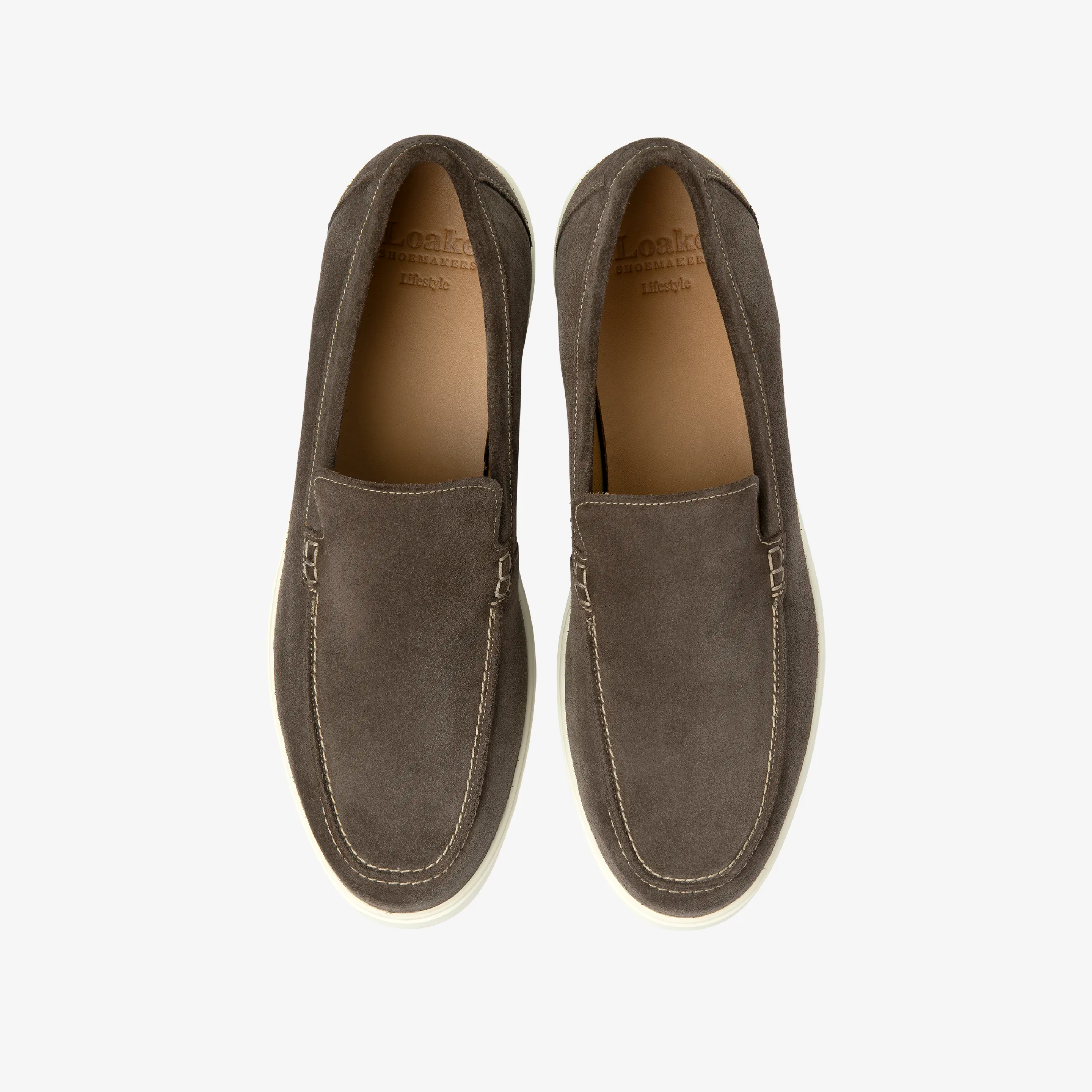 Loake Tuscany Suede Loafer - Anthracite
